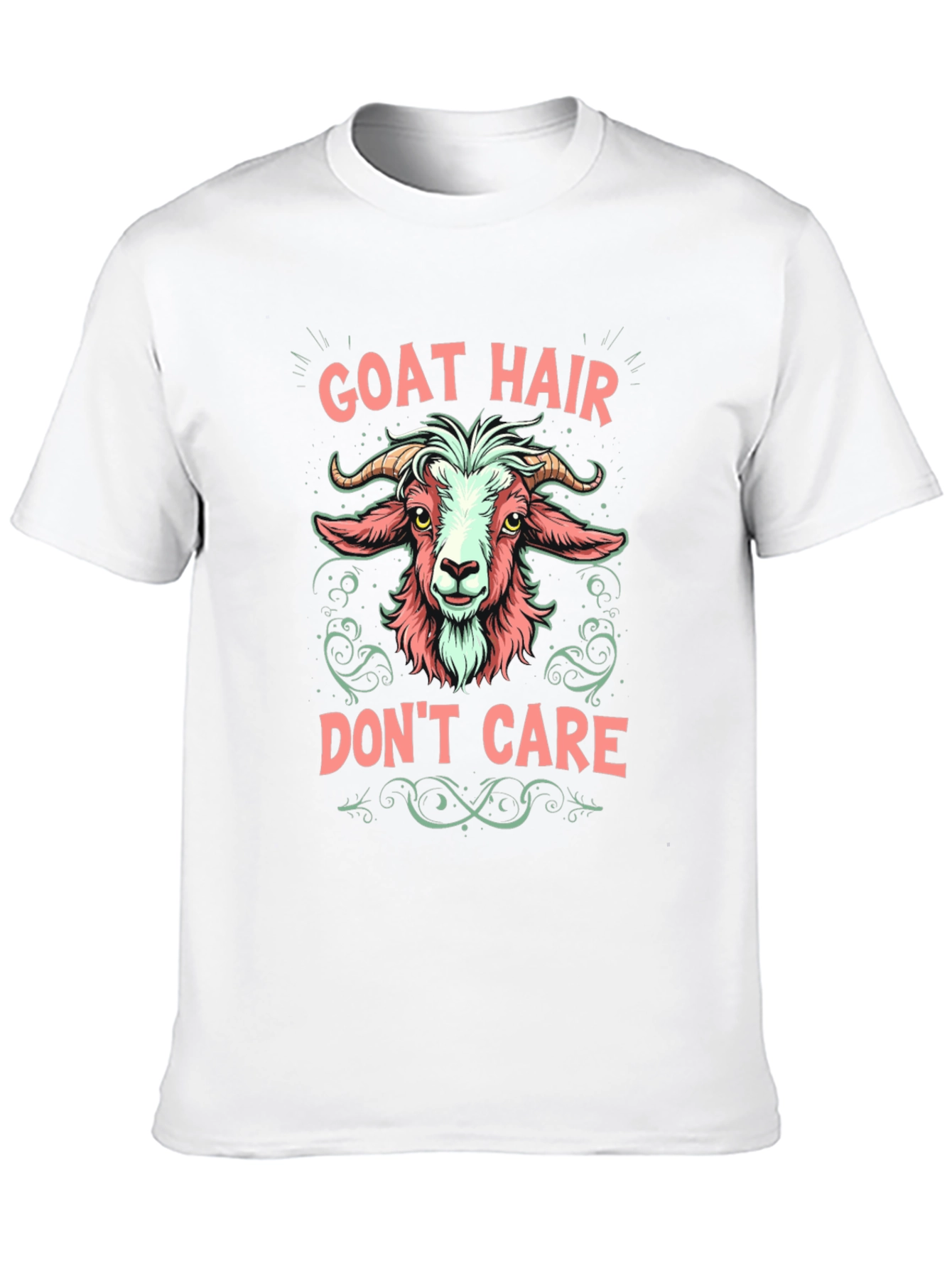 Goat Hair Dont Care Graphic Tee
