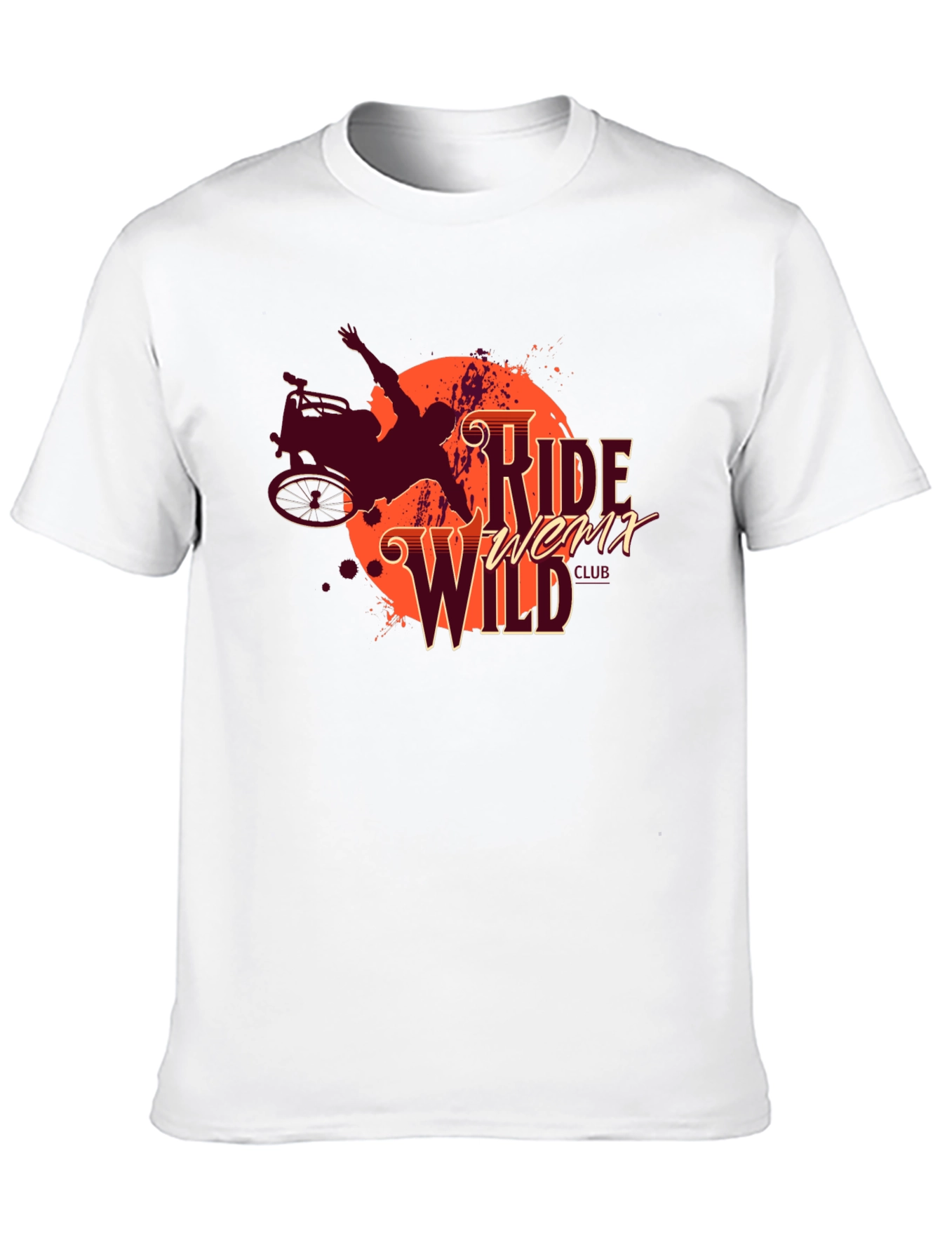 Ride Wild Club Black Graphic T-Shirt