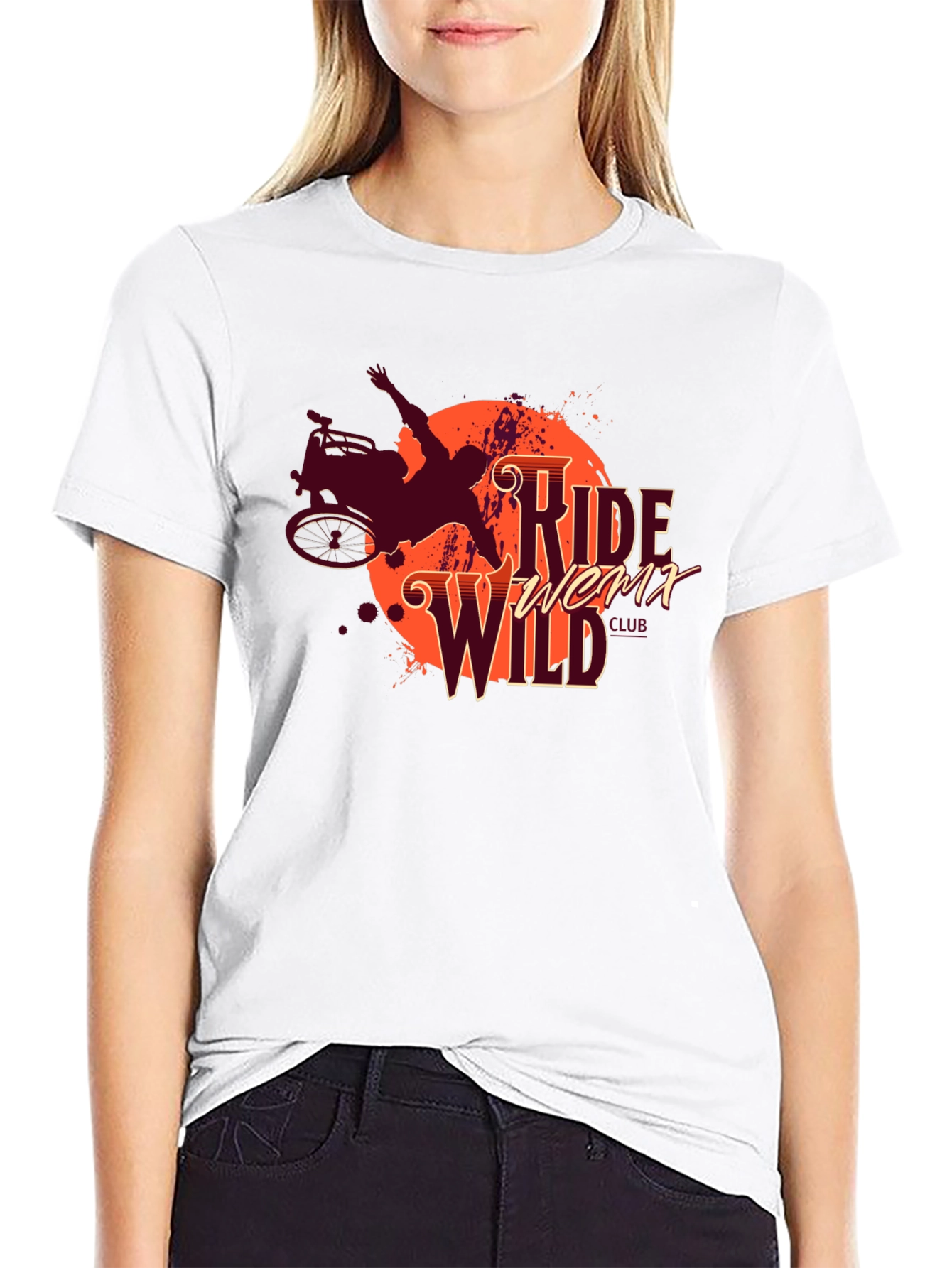Ride Wild Club Black Graphic T-Shirt