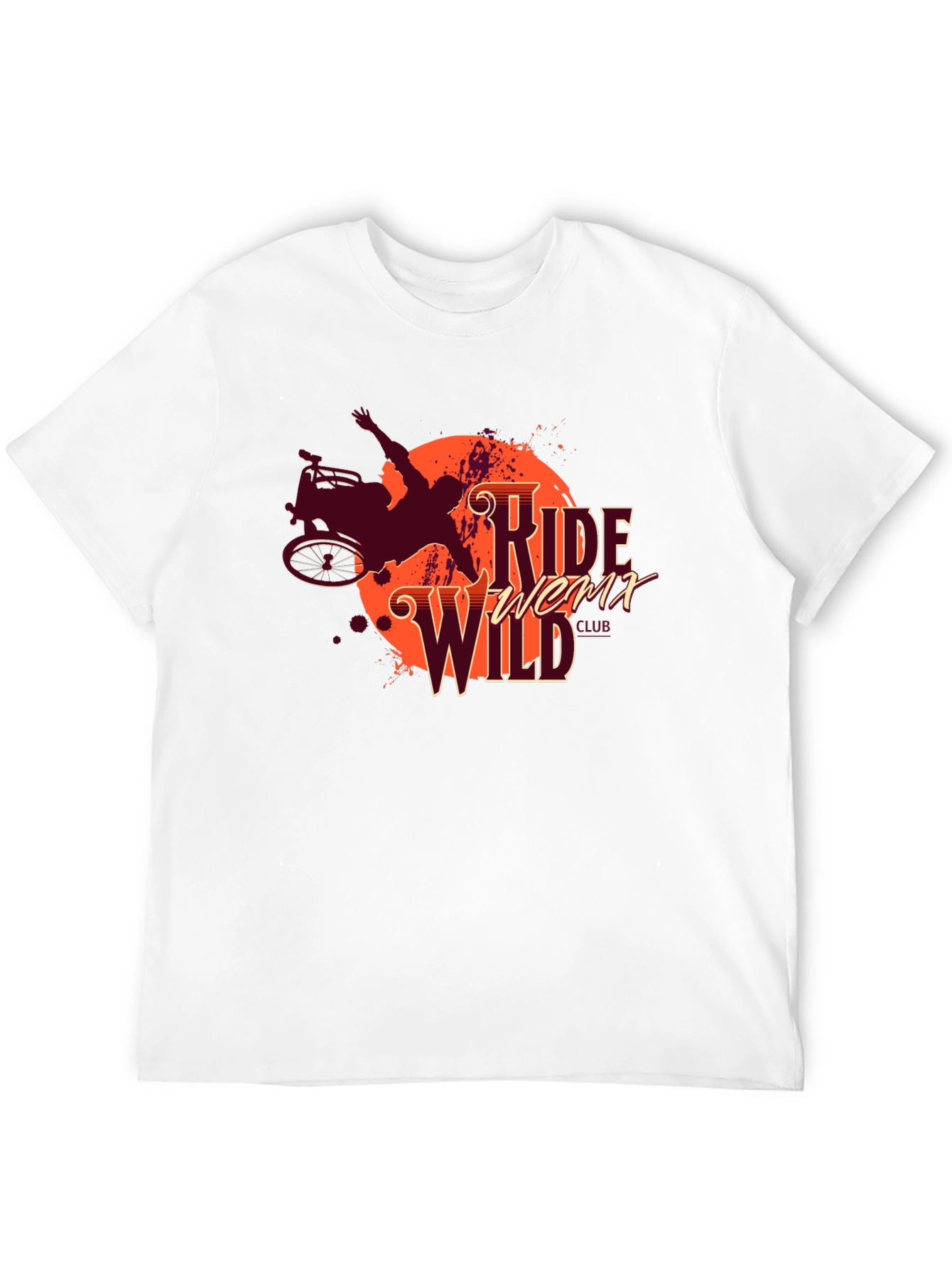 Ride Wild Club Black Graphic T-Shirt