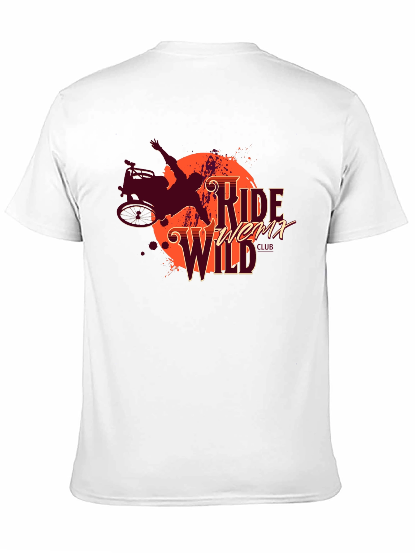 Ride Wild Club Black Graphic T-Shirt