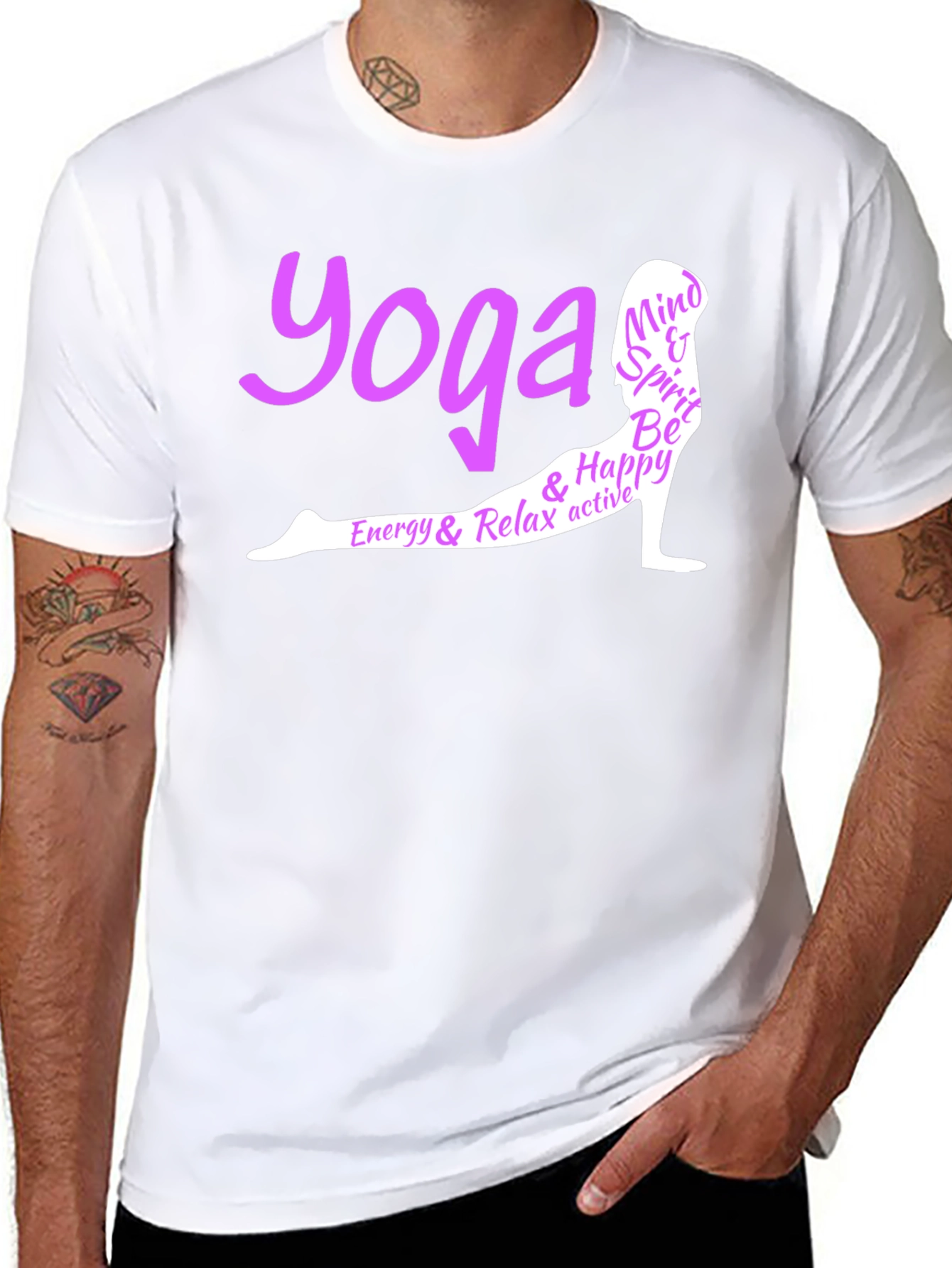 Yoga T-Shirt - Mind Spirit & Body