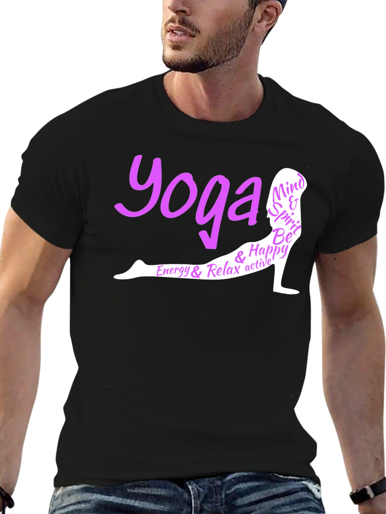 Yoga T-Shirt - Mind Spirit & Body