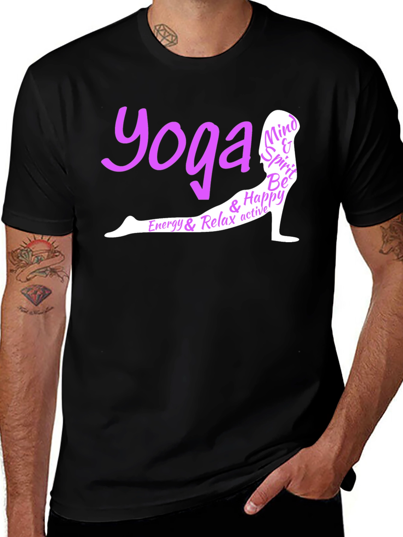 Yoga T-Shirt - Mind Spirit & Body