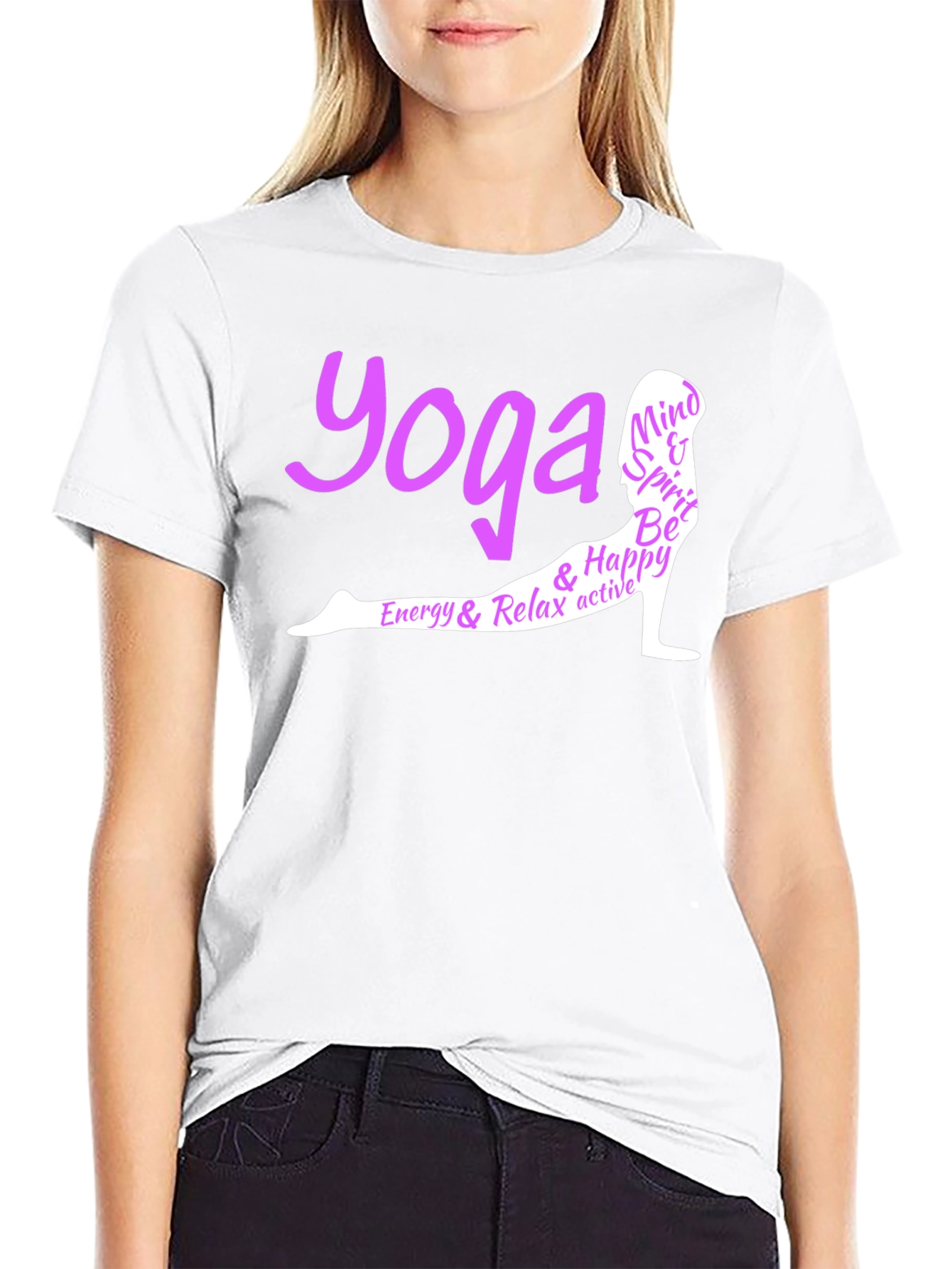 Yoga T-Shirt - Mind Spirit & Body