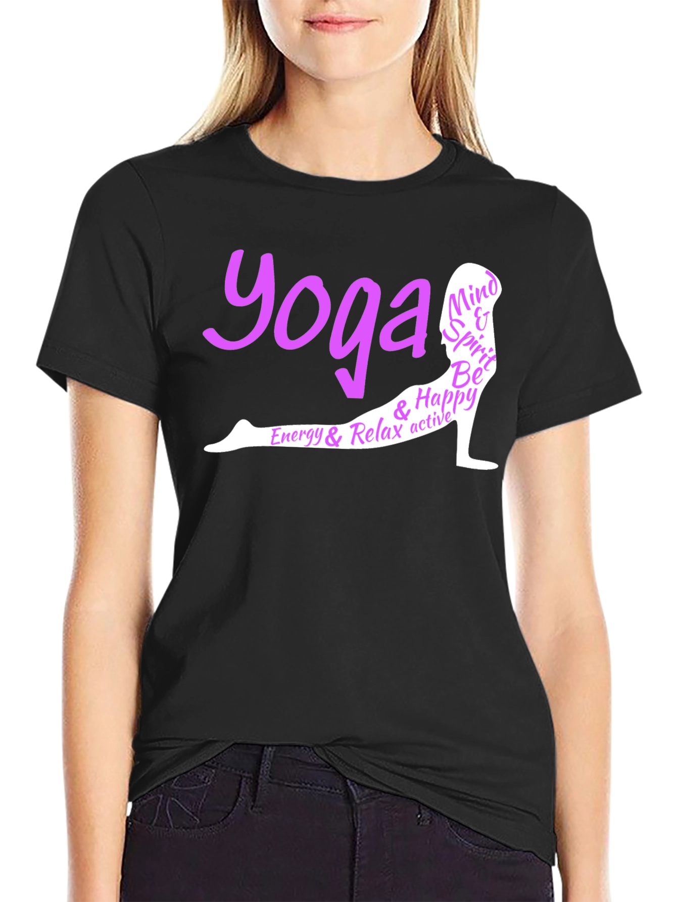 Yoga T-Shirt - Mind Spirit & Body