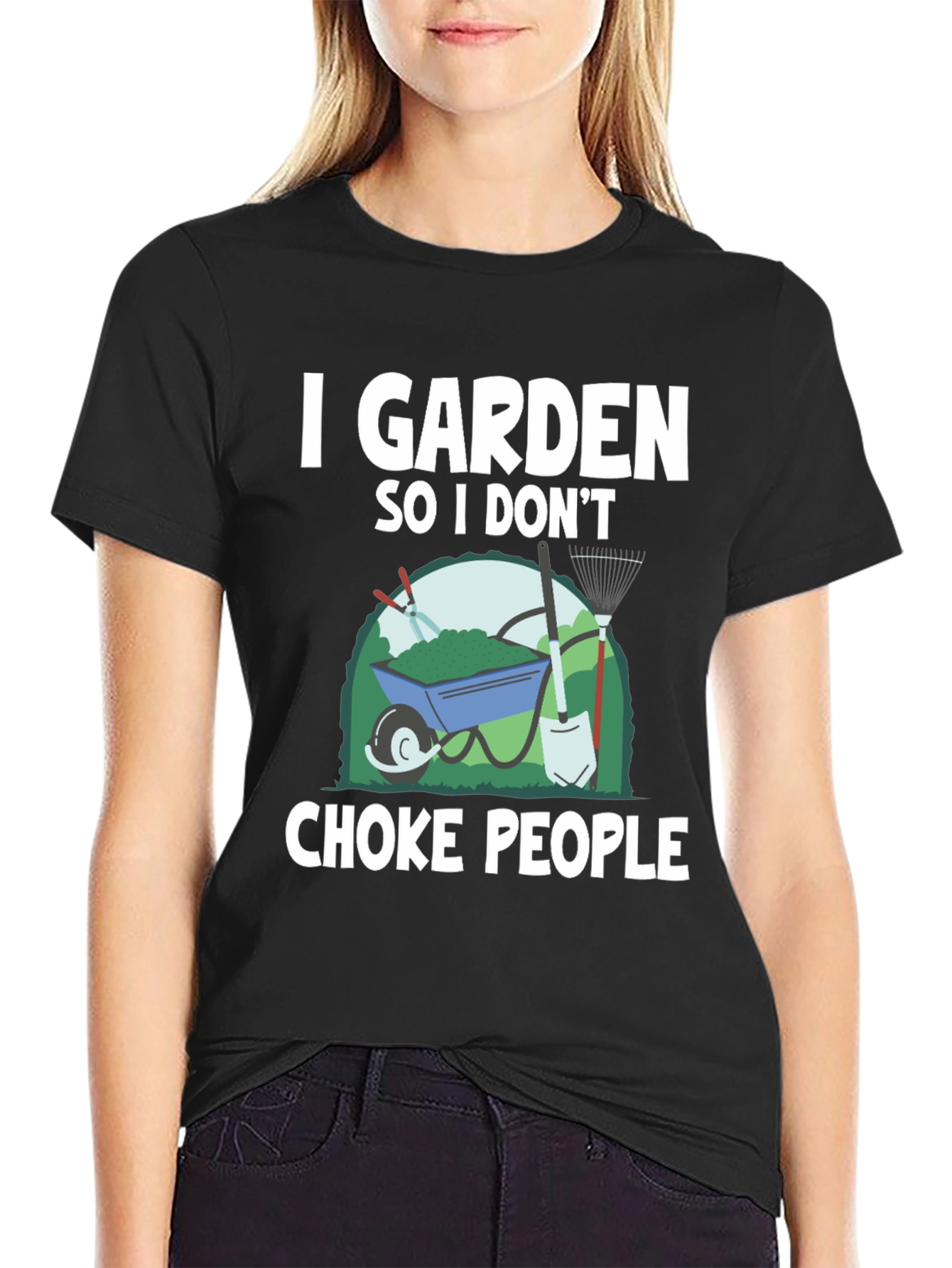 I Garden So I Dont Choke People T-Shirt