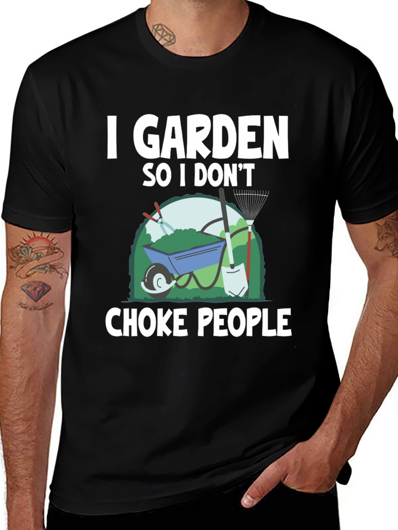 I Garden So I Dont Choke People T-Shirt
