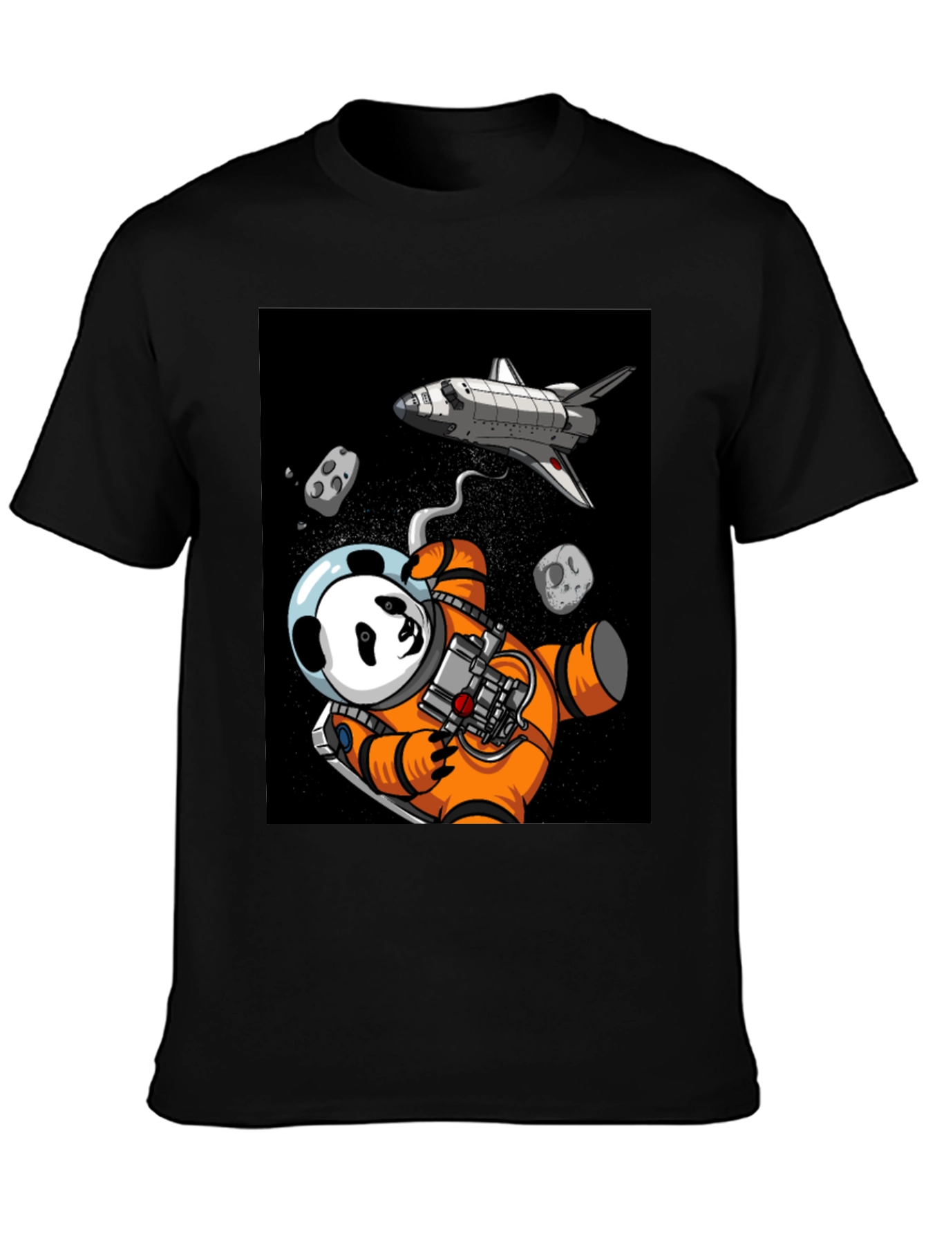 Space Panda Graphic Tee - Explore the Cosmos!