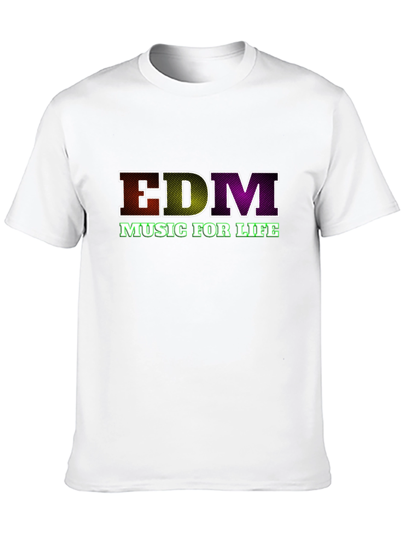 EDM Music for Life Black T-Shirt