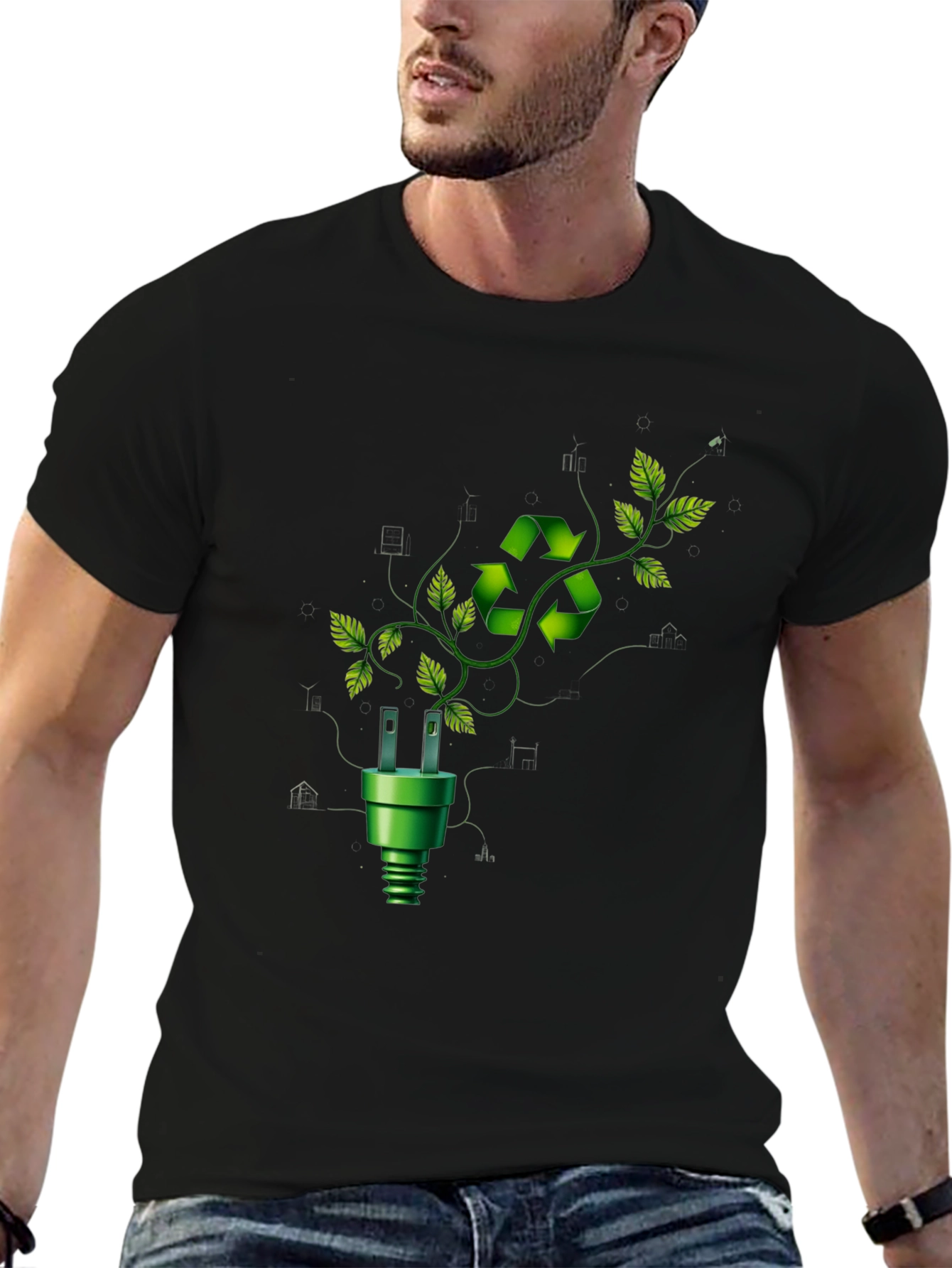 Eco-Friendly Recycle Symbol T-Shirt