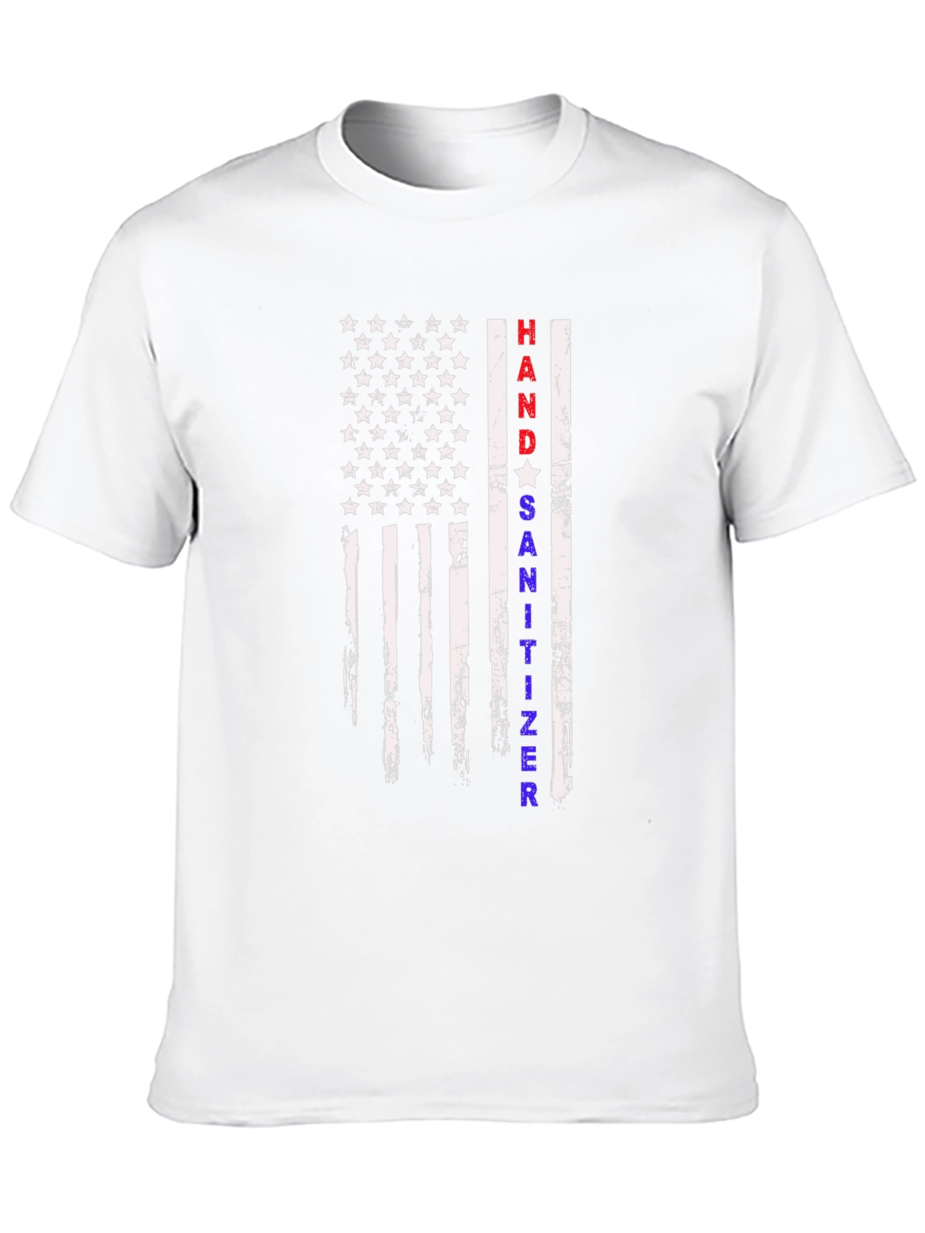 Hand Sanitizer USA Flag Patriotic T-Shirt