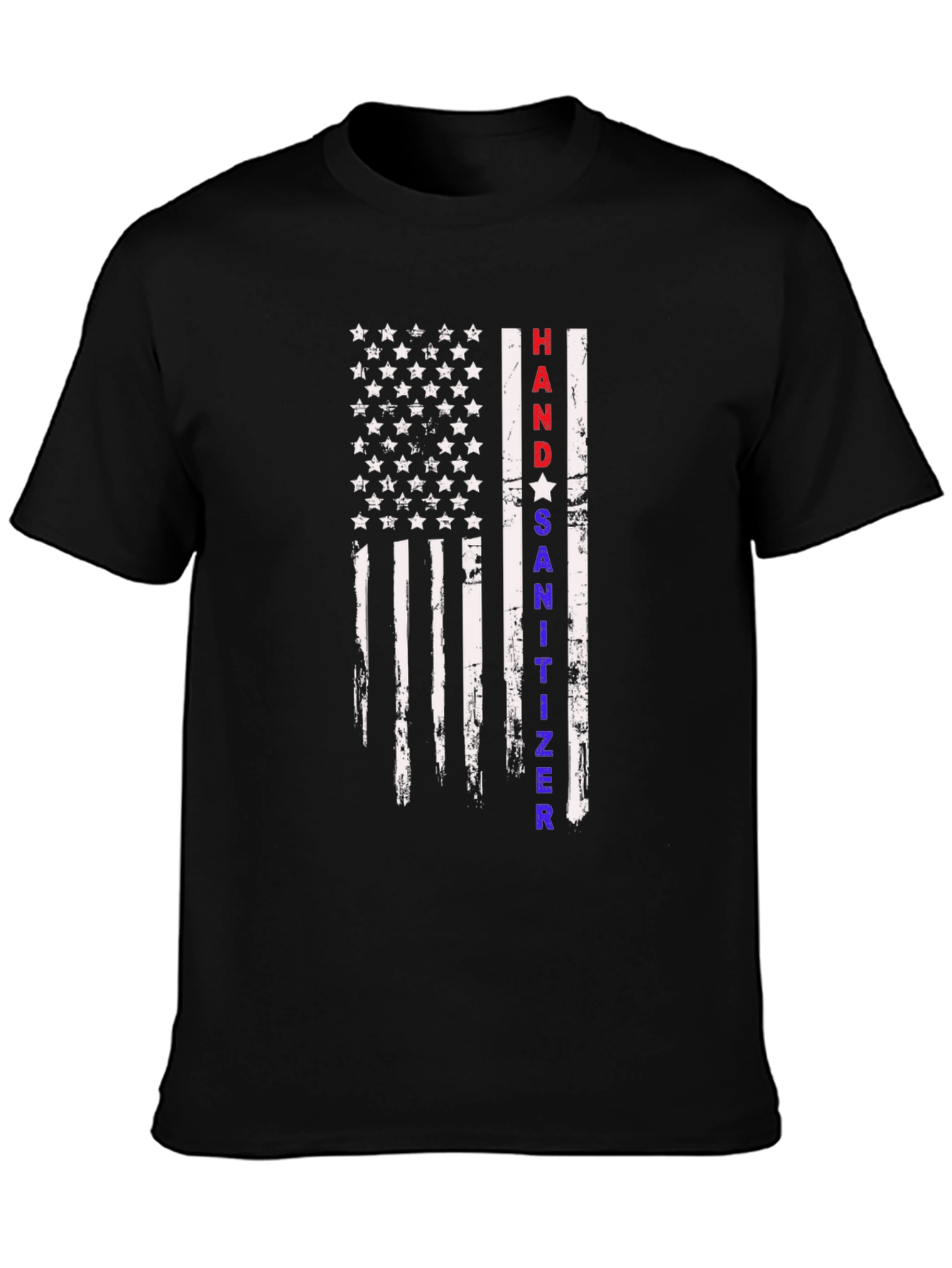 Hand Sanitizer USA Flag Patriotic T-Shirt