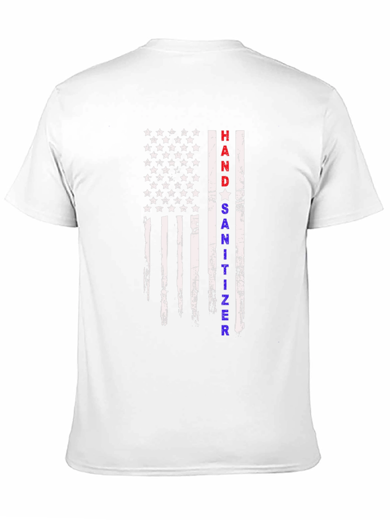 Hand Sanitizer USA Flag Patriotic T-Shirt