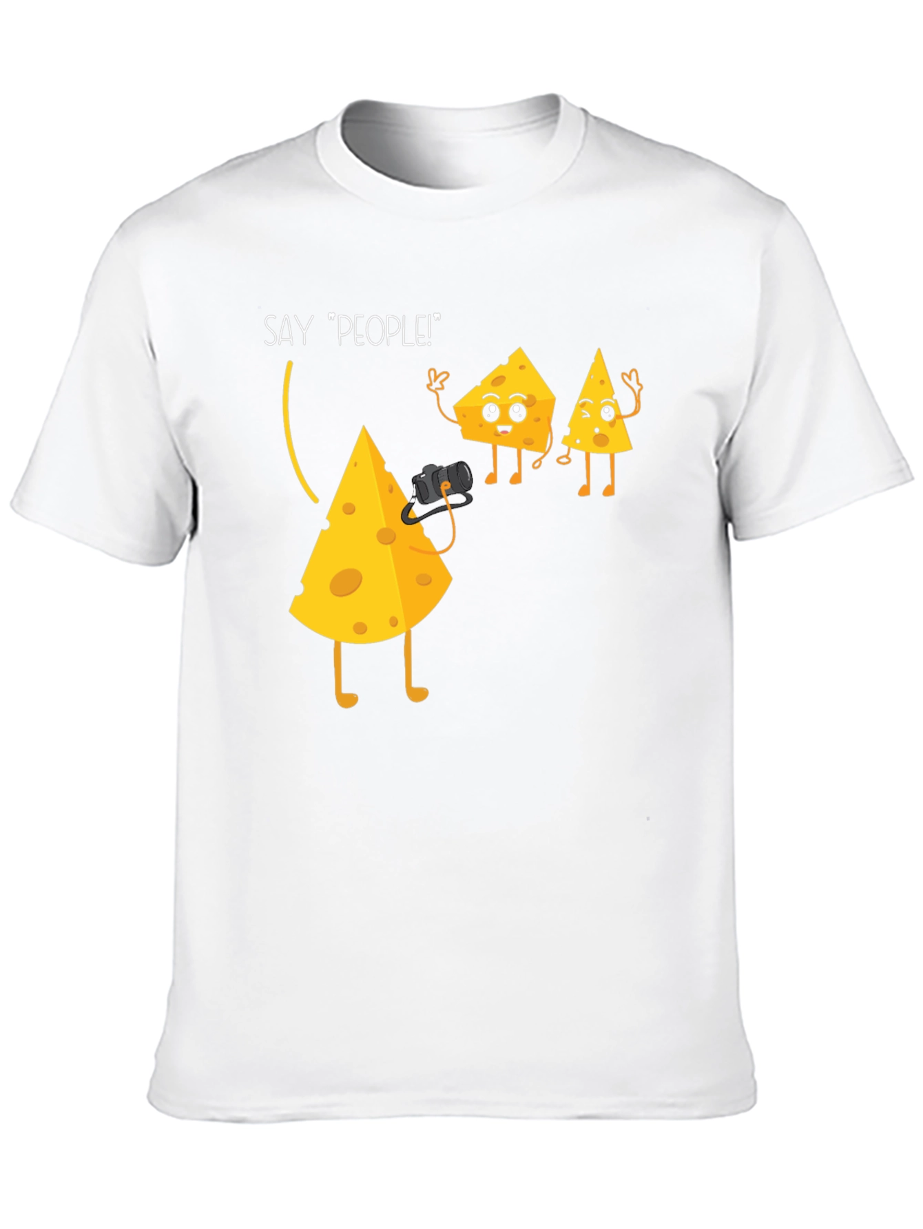 Cheese Say People Funny Graphic T-Shirt