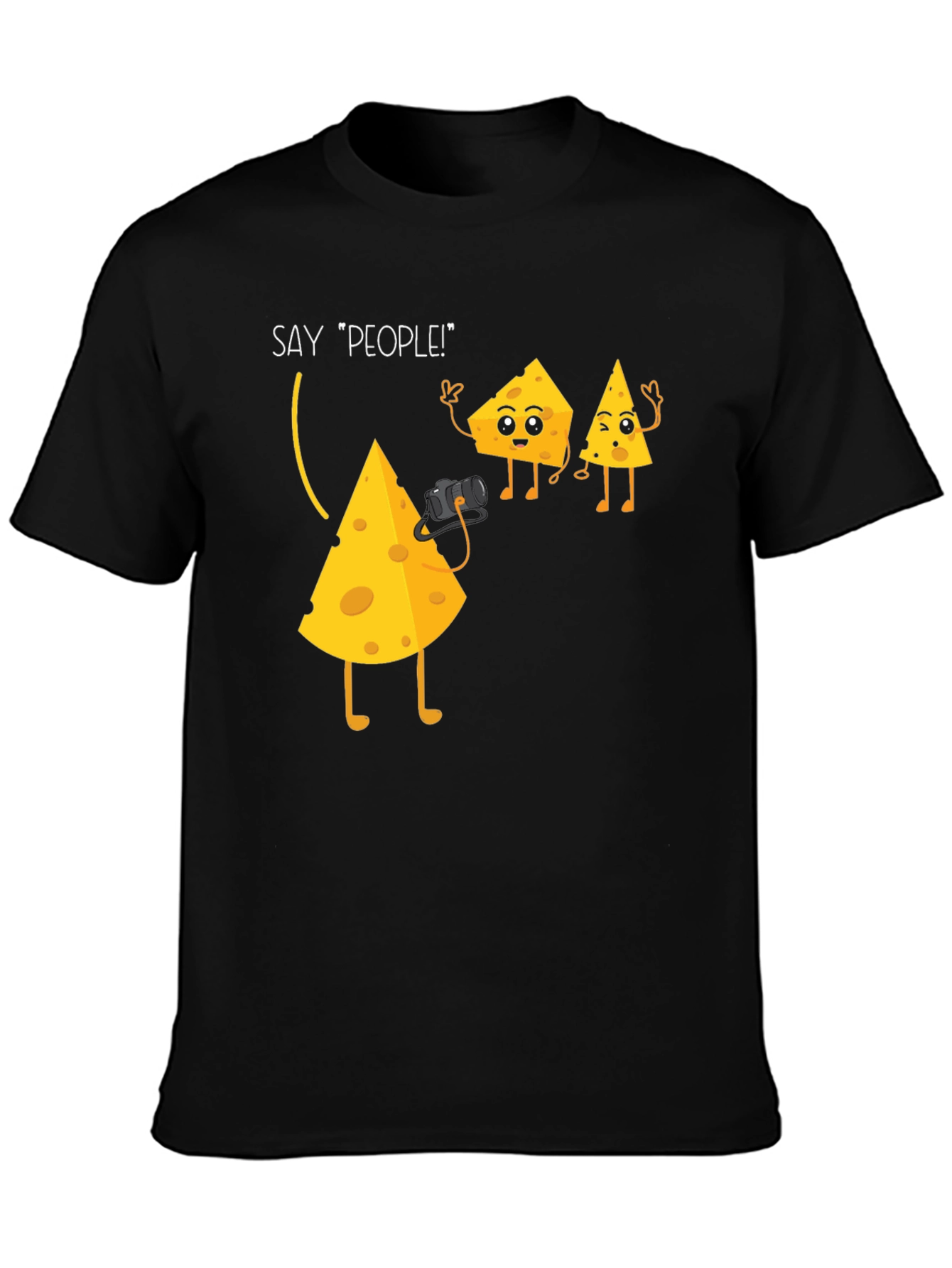 Cheese Say People Funny Graphic T-Shirt