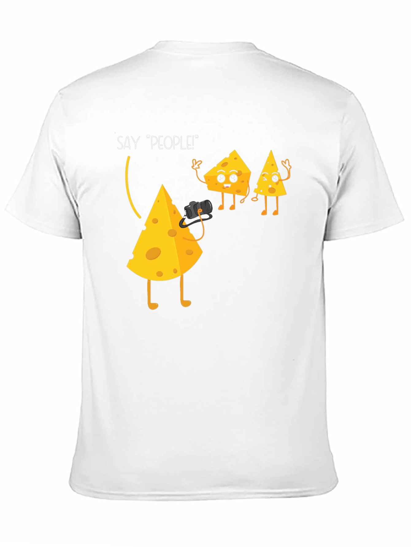 Cheese Say People Funny Graphic T-Shirt