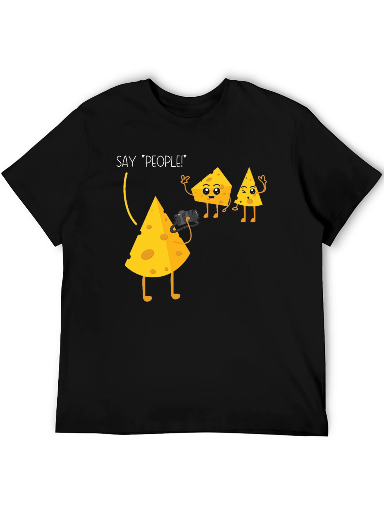 Cheese Say People Funny Graphic T-Shirt