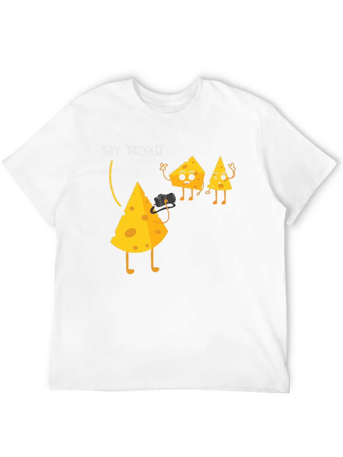 Cheese Say People Funny Graphic T-Shirt