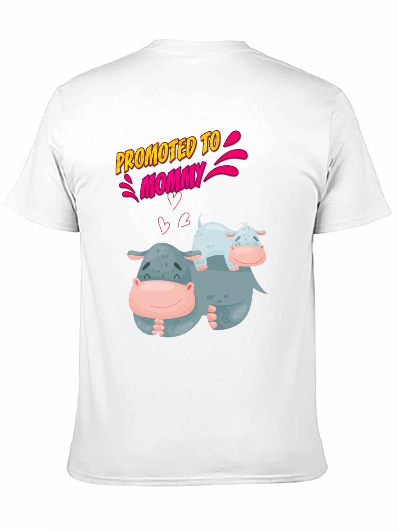 Promoted to Mommy Hippo T-Shirt