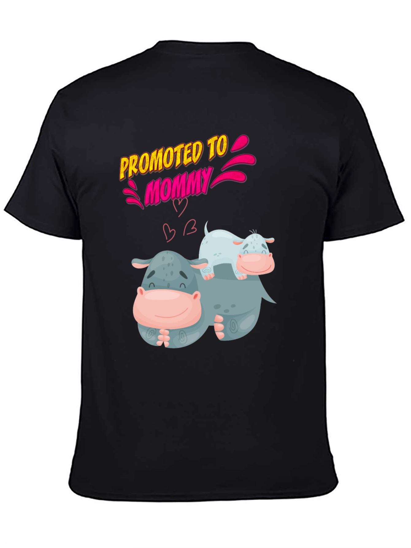 Promoted to Mommy Hippo T-Shirt
