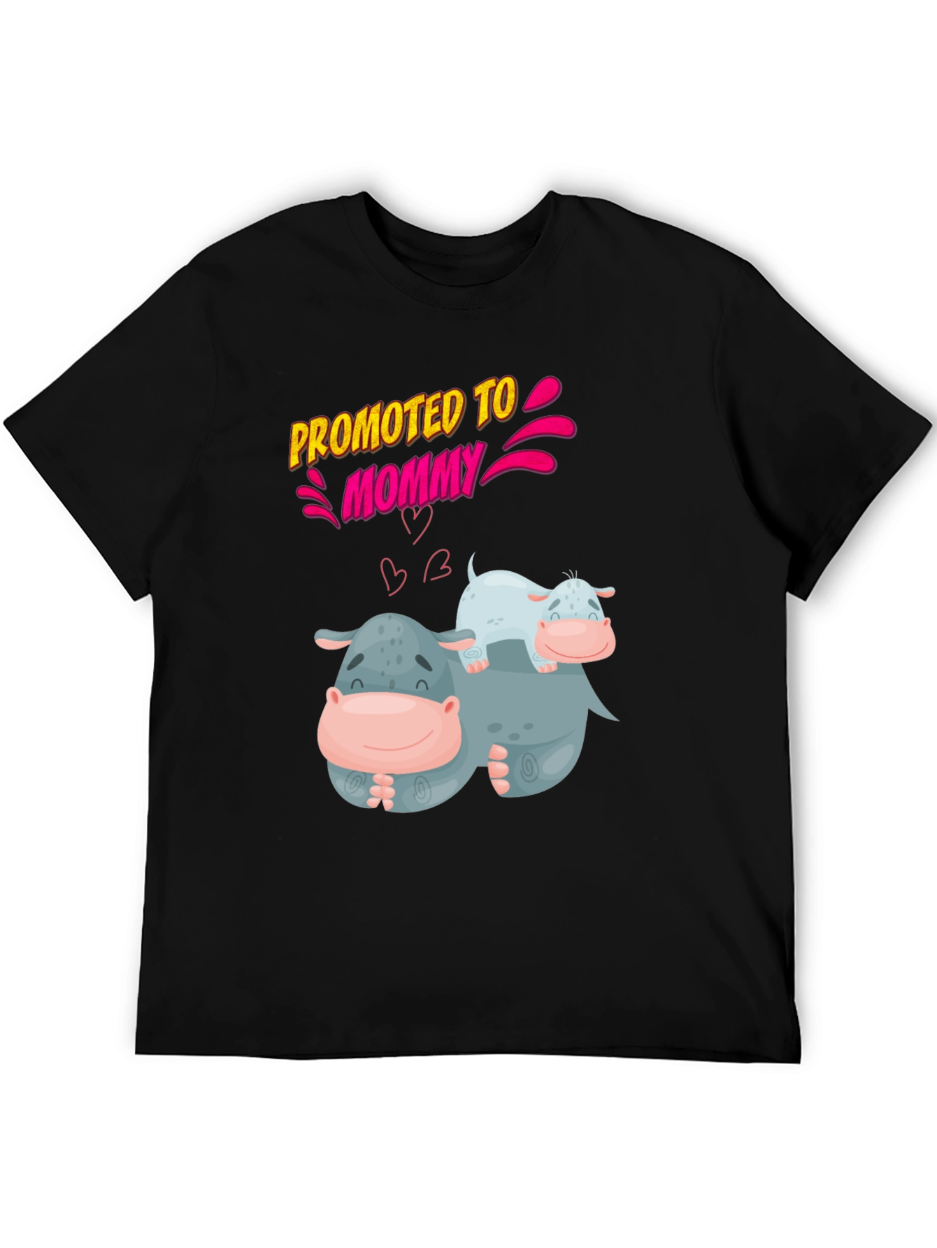 Promoted to Mommy Hippo T-Shirt