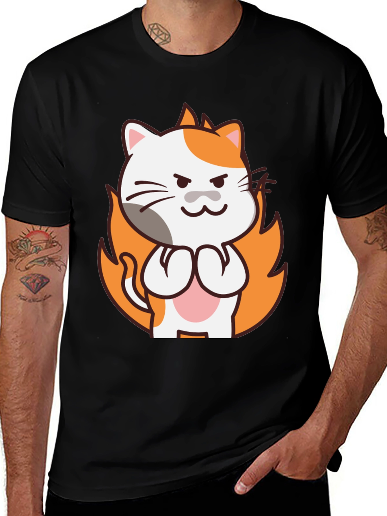 Grumpy Cat T-Shirt - Mens Black Graphic Tee