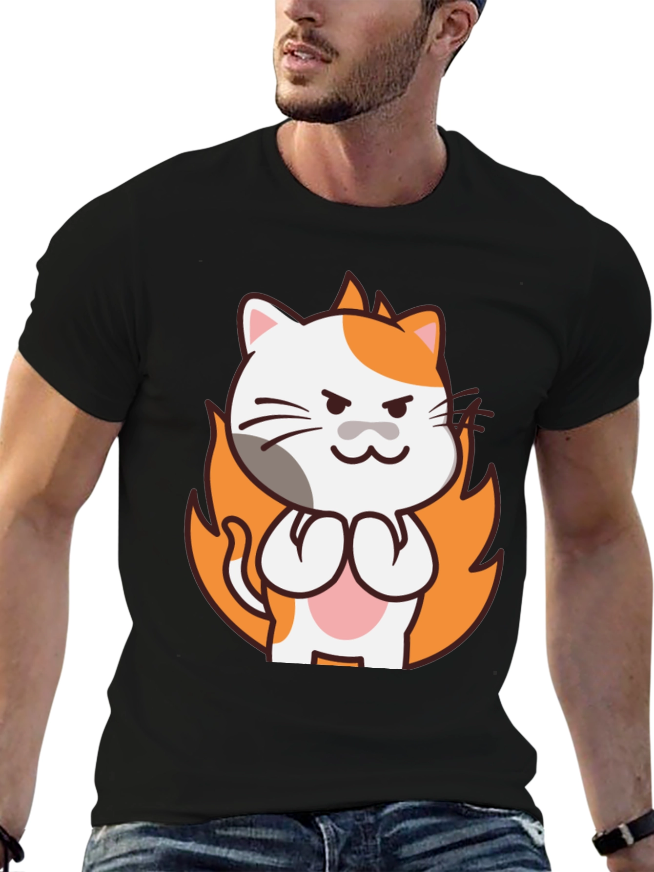 Grumpy Cat T-Shirt - Mens Black Graphic Tee