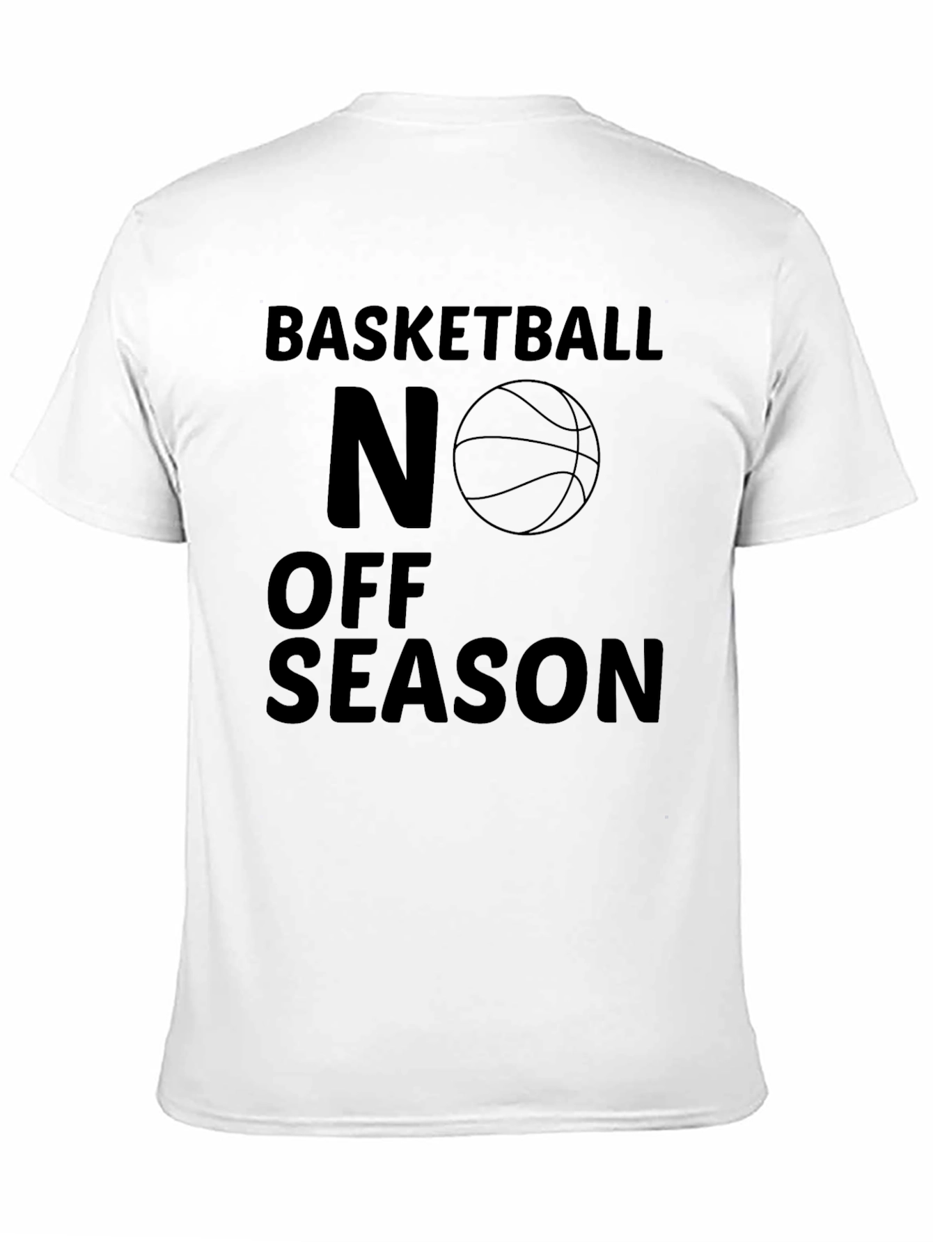 Basketball No Off Season Black T-Shirt