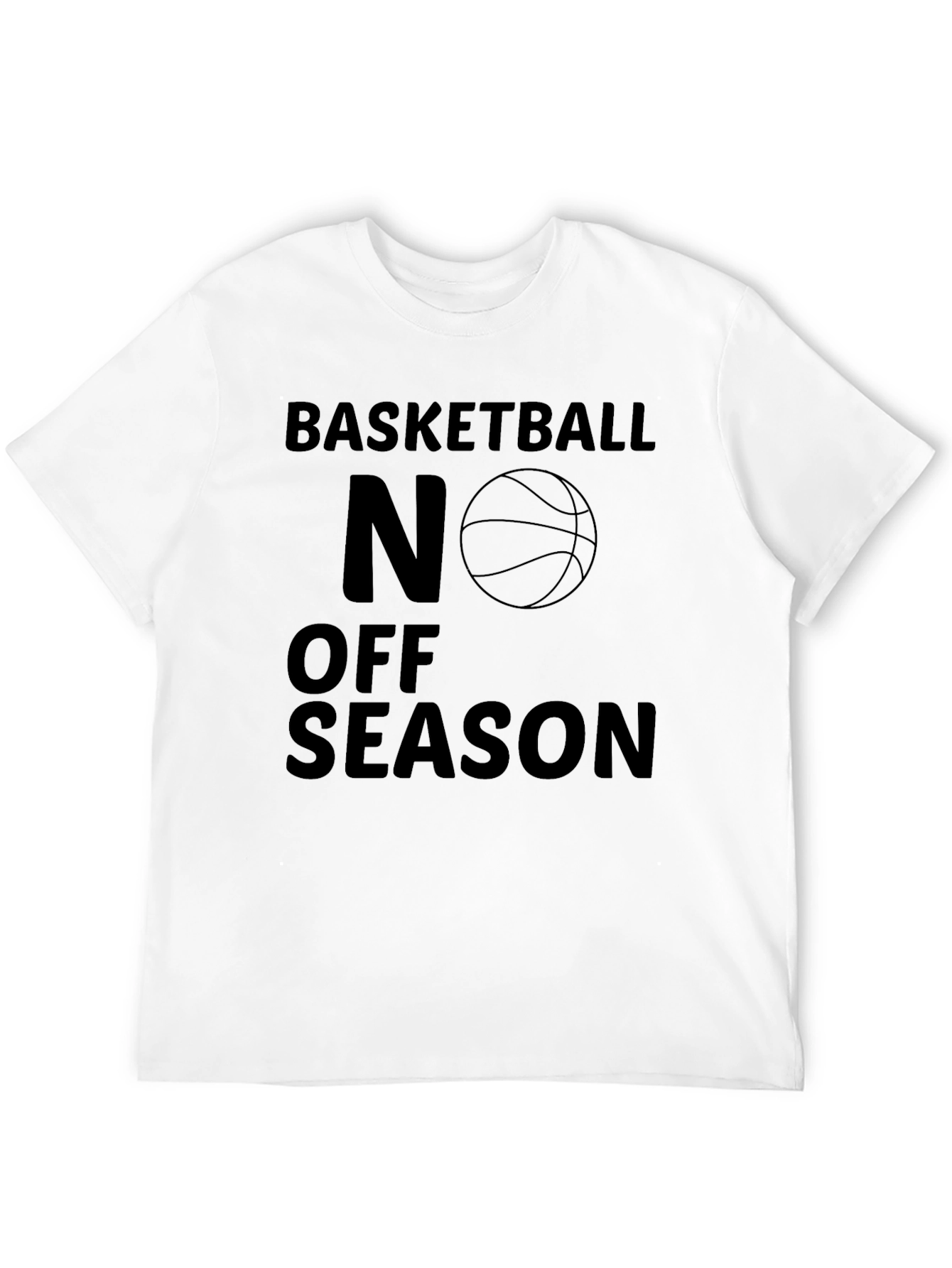 Basketball No Off Season Black T-Shirt