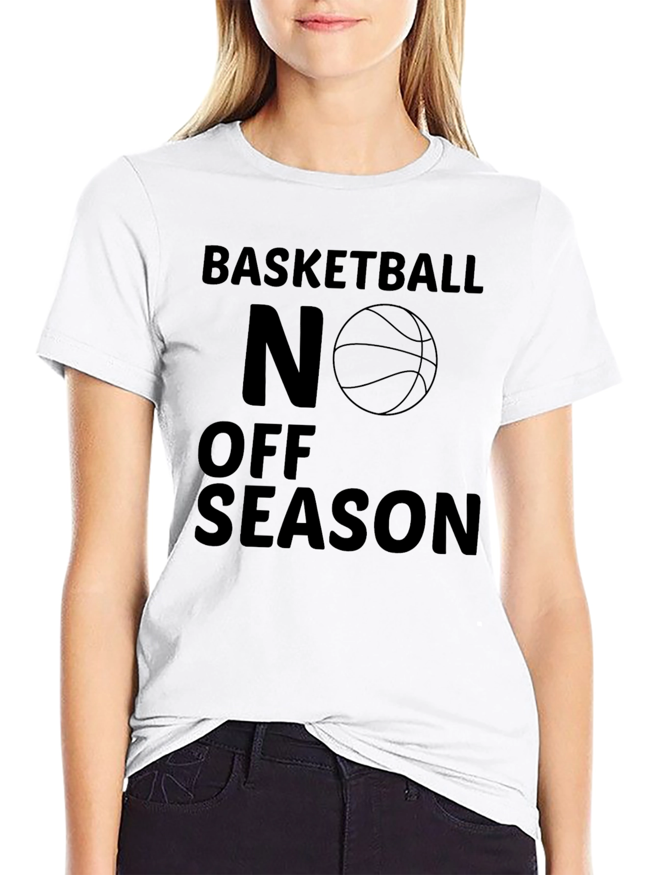 Basketball No Off Season Black T-Shirt