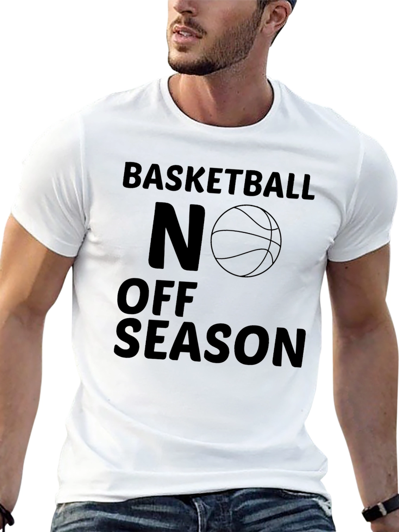 Basketball No Off Season Black T-Shirt