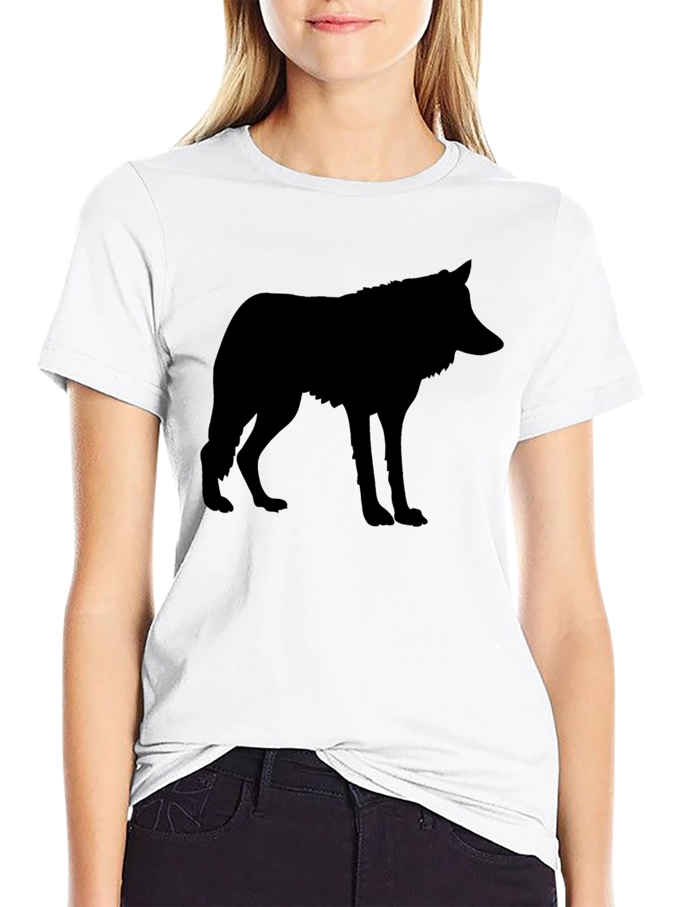 Black Wolf Graphic Tee - Unisex