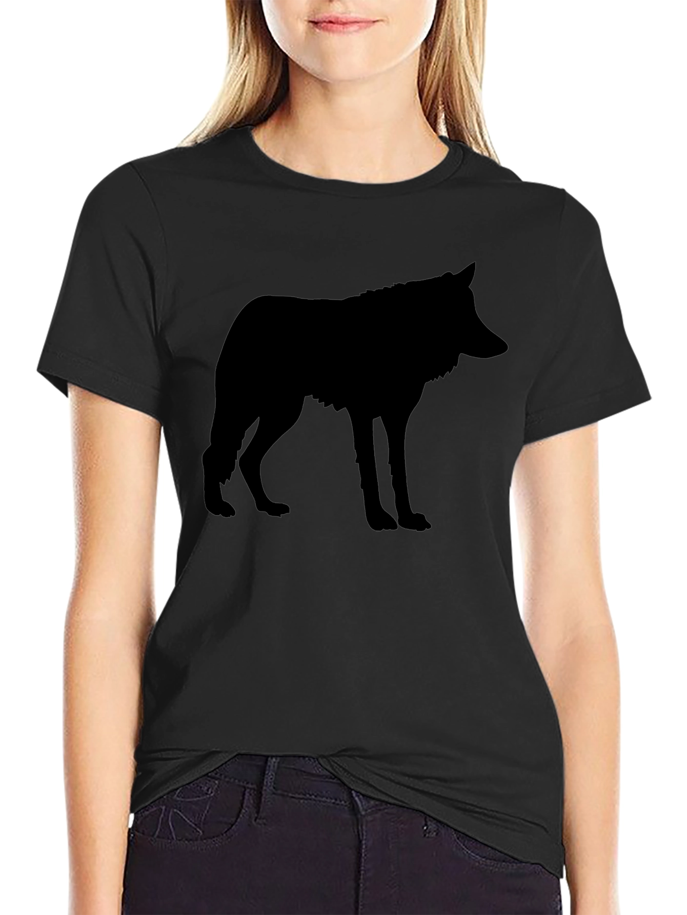 Black Wolf Graphic Tee - Unisex