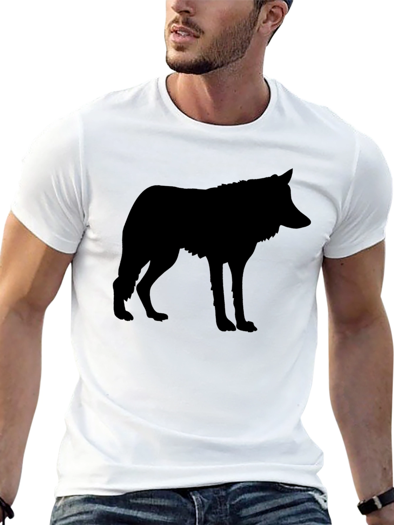 Black Wolf Graphic Tee - Unisex