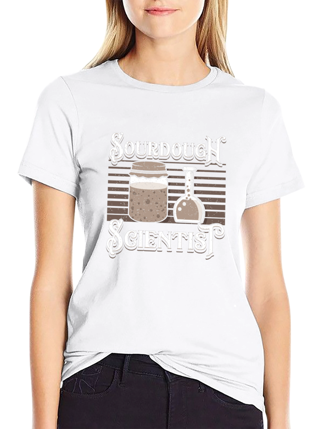 Sourdough Scientist Graphic T-Shirt - Baking Enthusiast Apparel