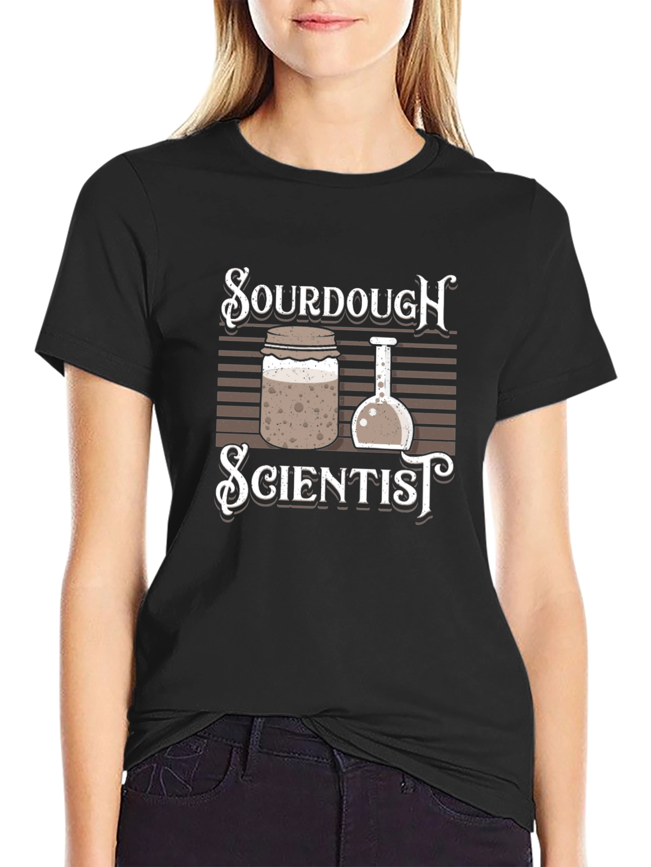 Sourdough Scientist Graphic T-Shirt - Baking Enthusiast Apparel