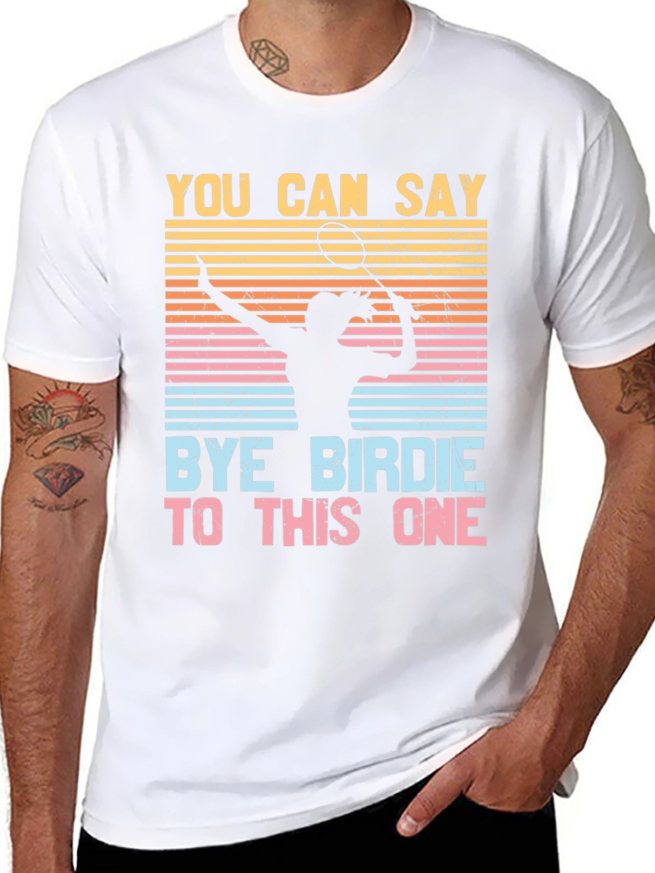 Bye Birdie Badminton T-Shirt