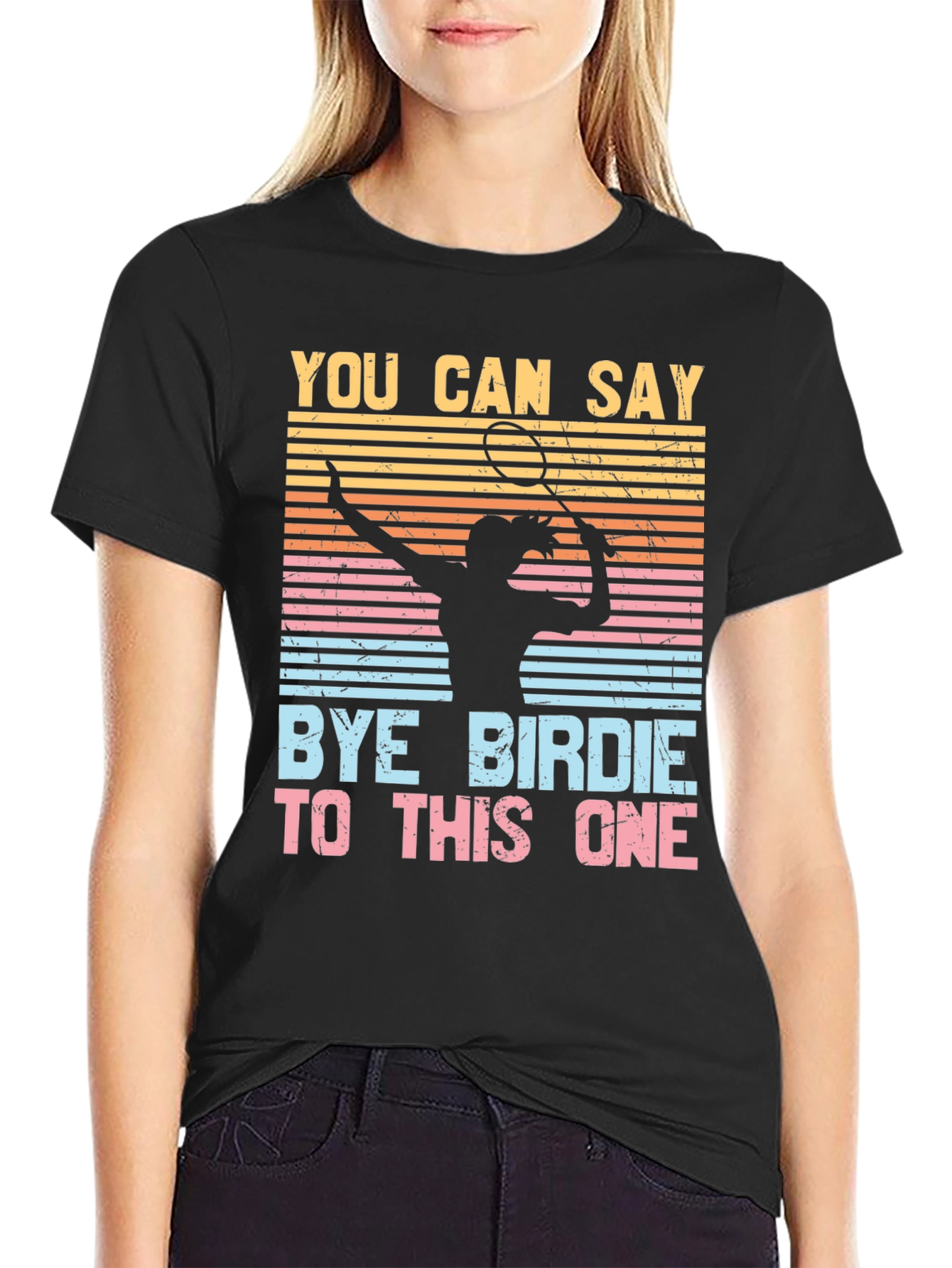 Bye Birdie Badminton T-Shirt