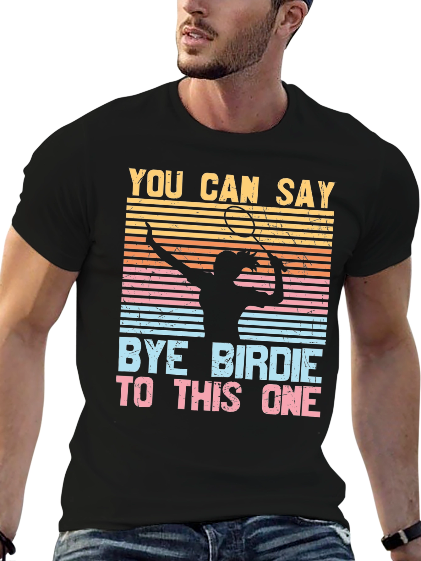 Bye Birdie Badminton T-Shirt