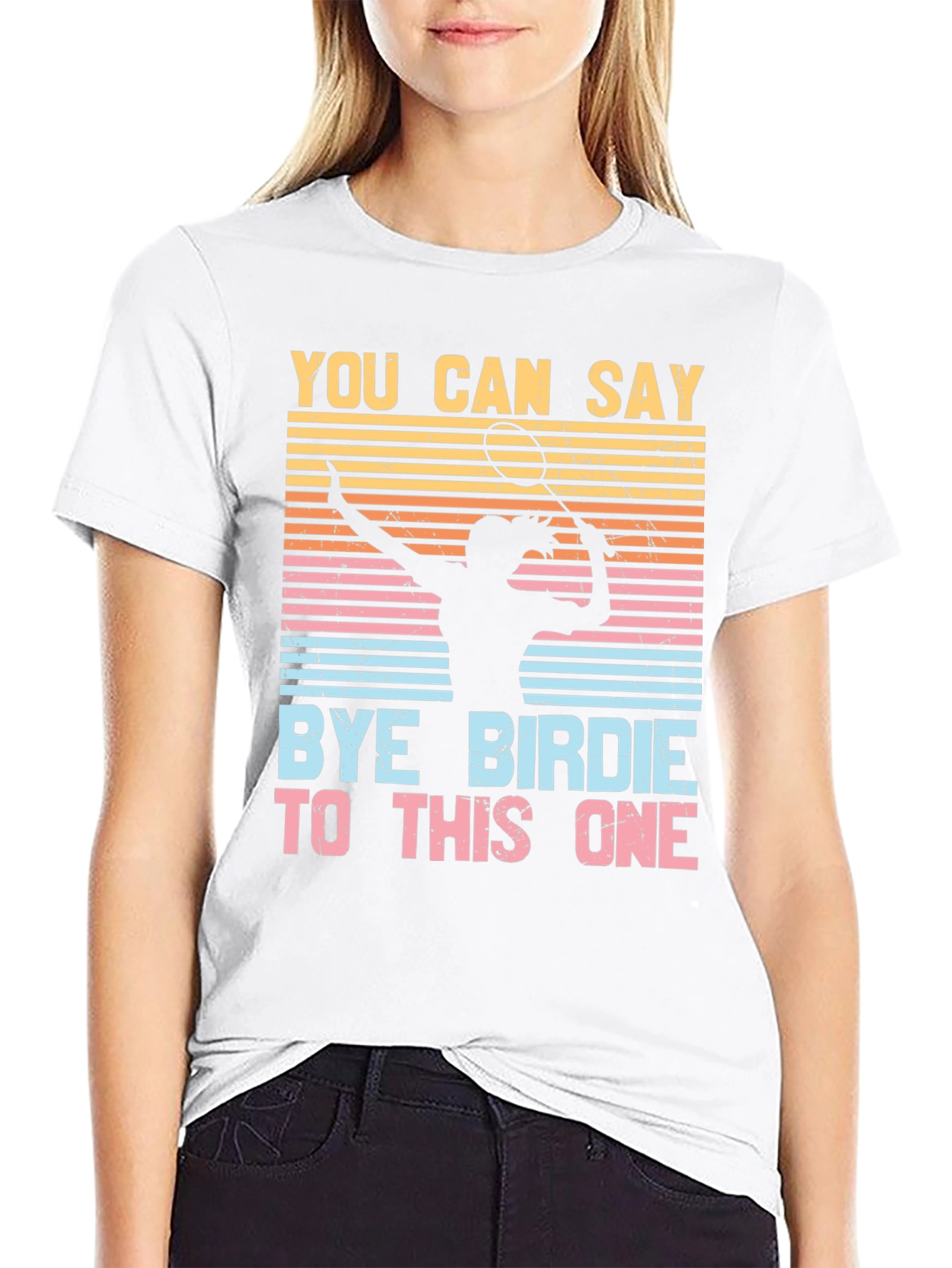 Bye Birdie Badminton T-Shirt