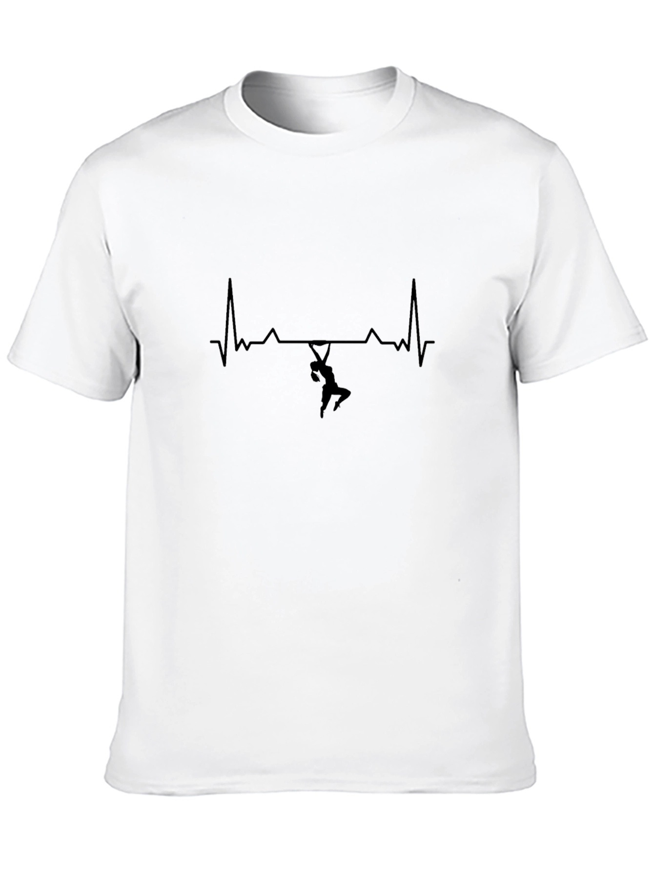 Heartbeat Climbing T-Shirt - Black