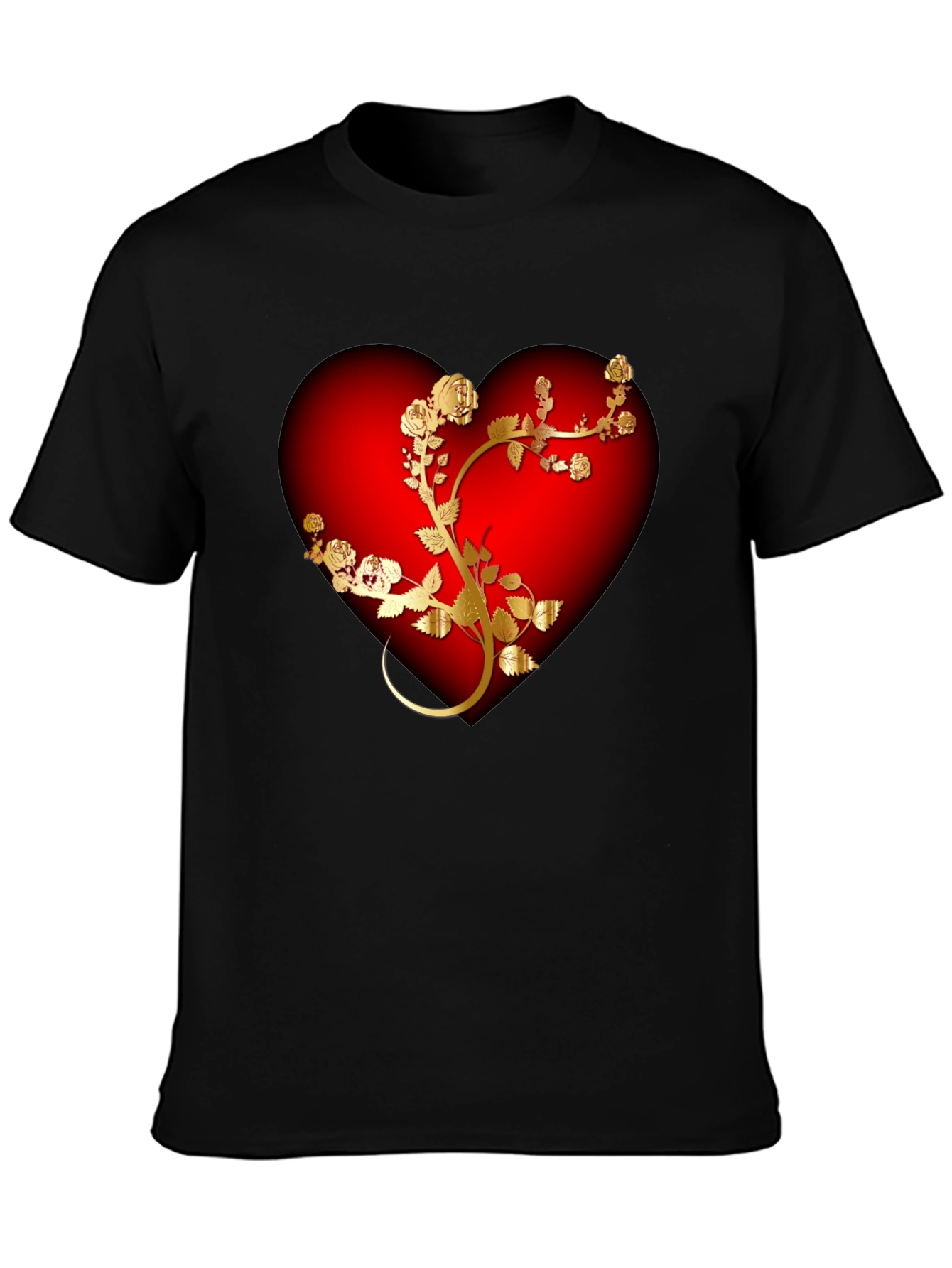 Floral Heart Graphic Tee