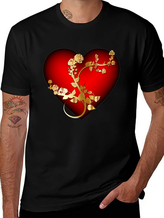 Floral Heart Graphic Tee