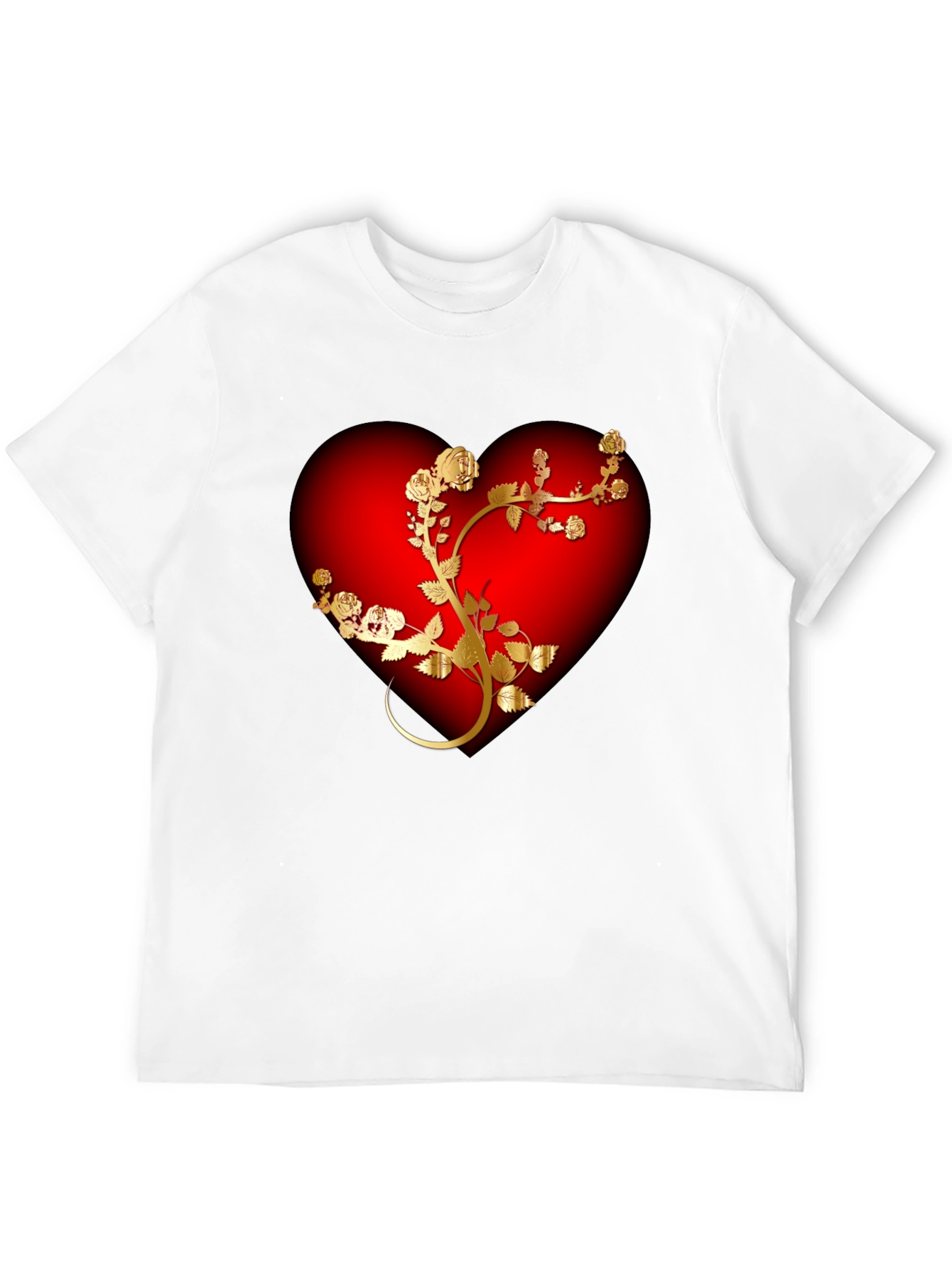Floral Heart Graphic Tee