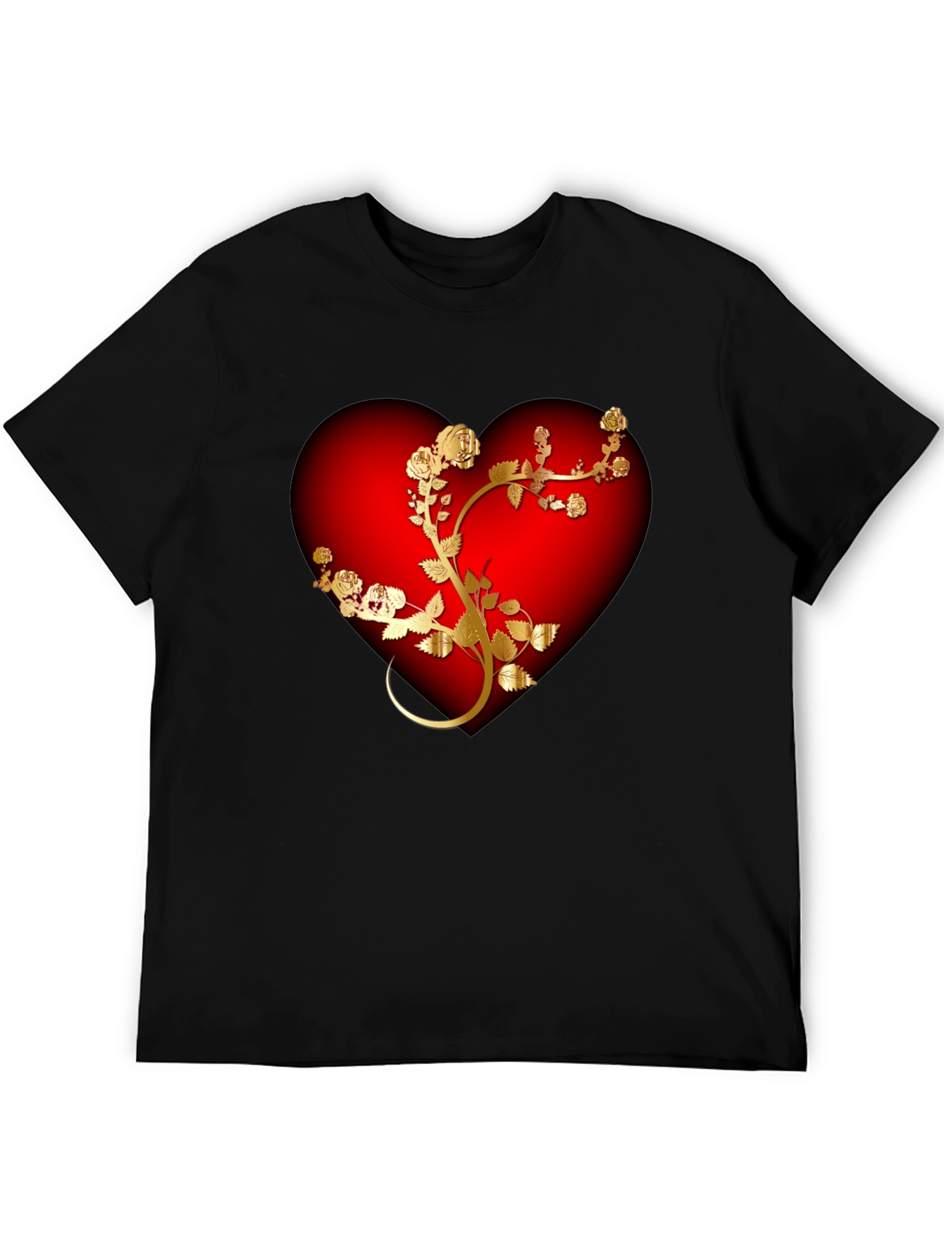 Floral Heart Graphic Tee