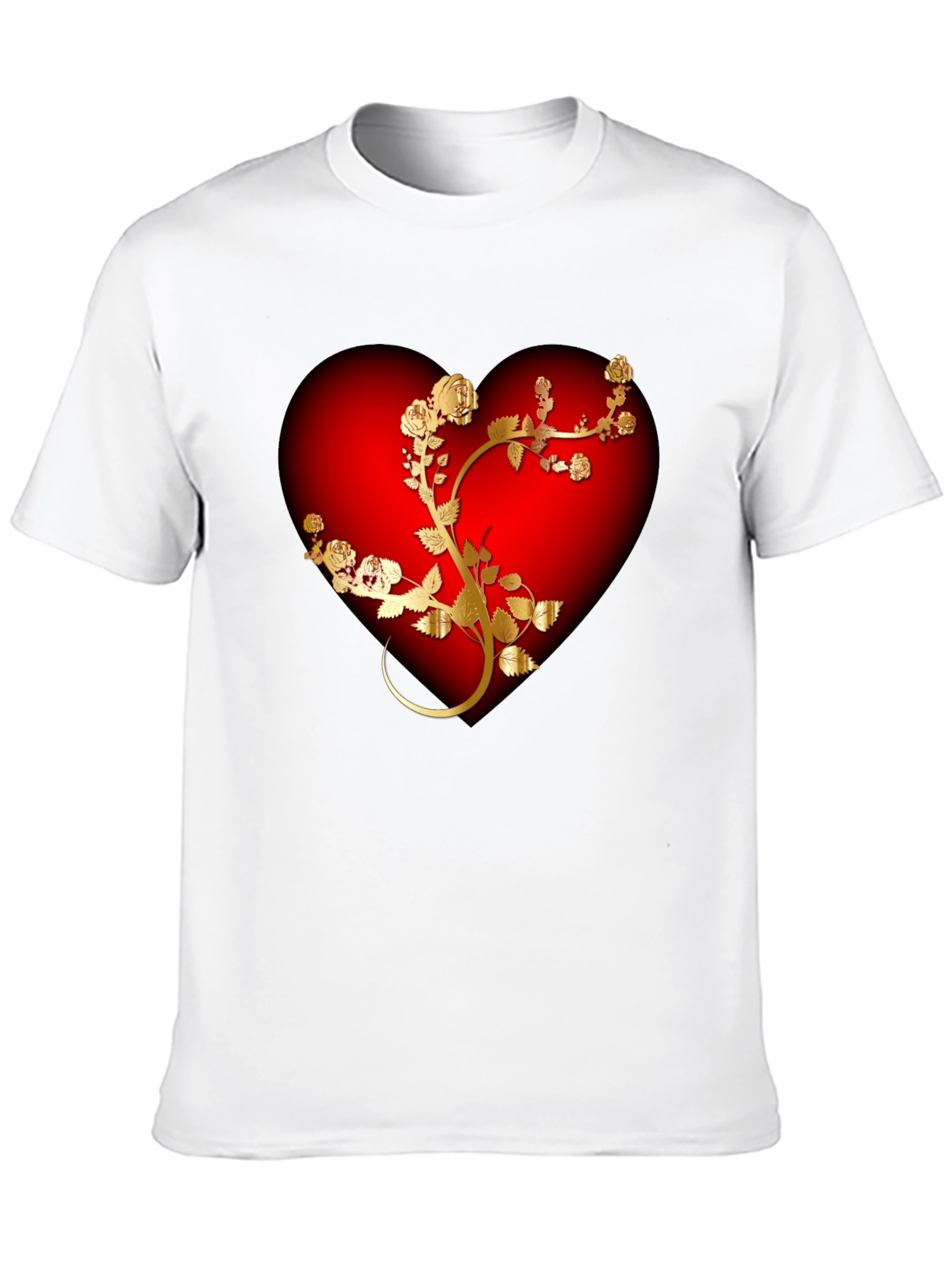 Floral Heart Graphic Tee