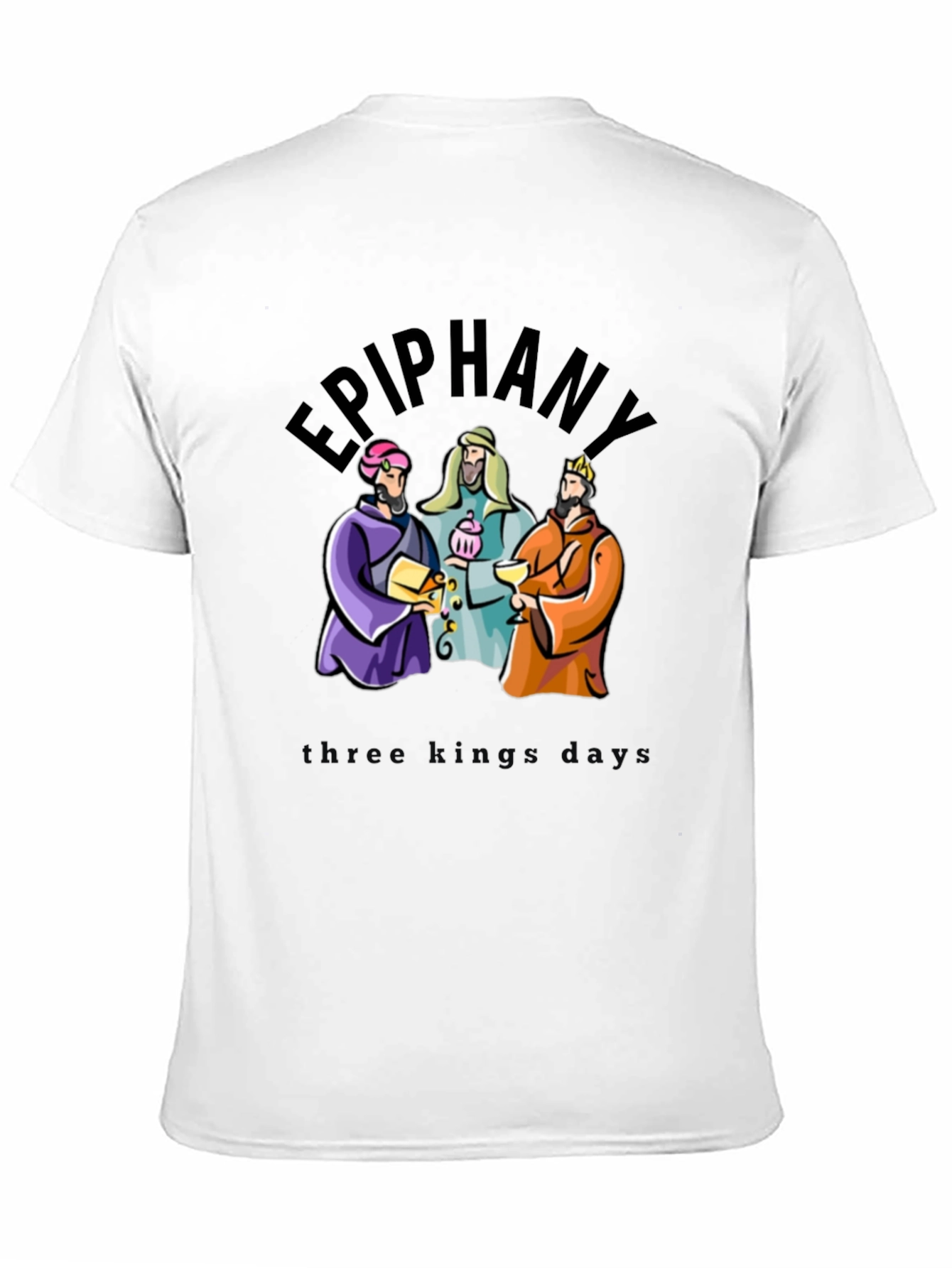 Epiphany Three Kings Black T-Shirt