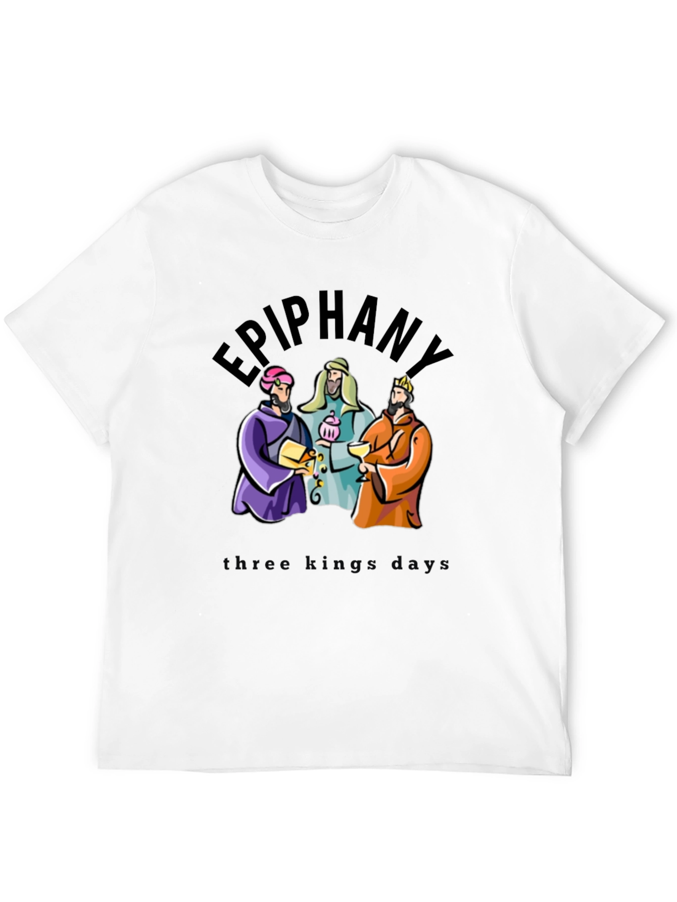 Epiphany Three Kings Black T-Shirt