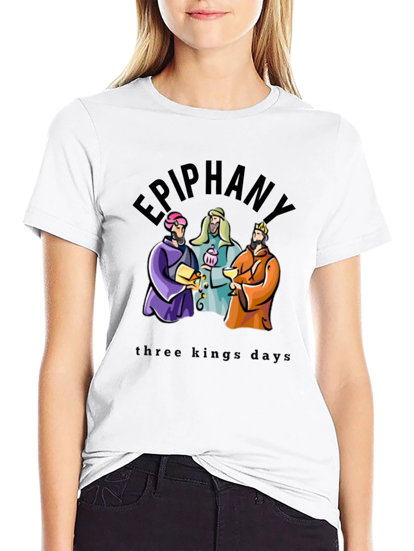 Epiphany Three Kings Black T-Shirt